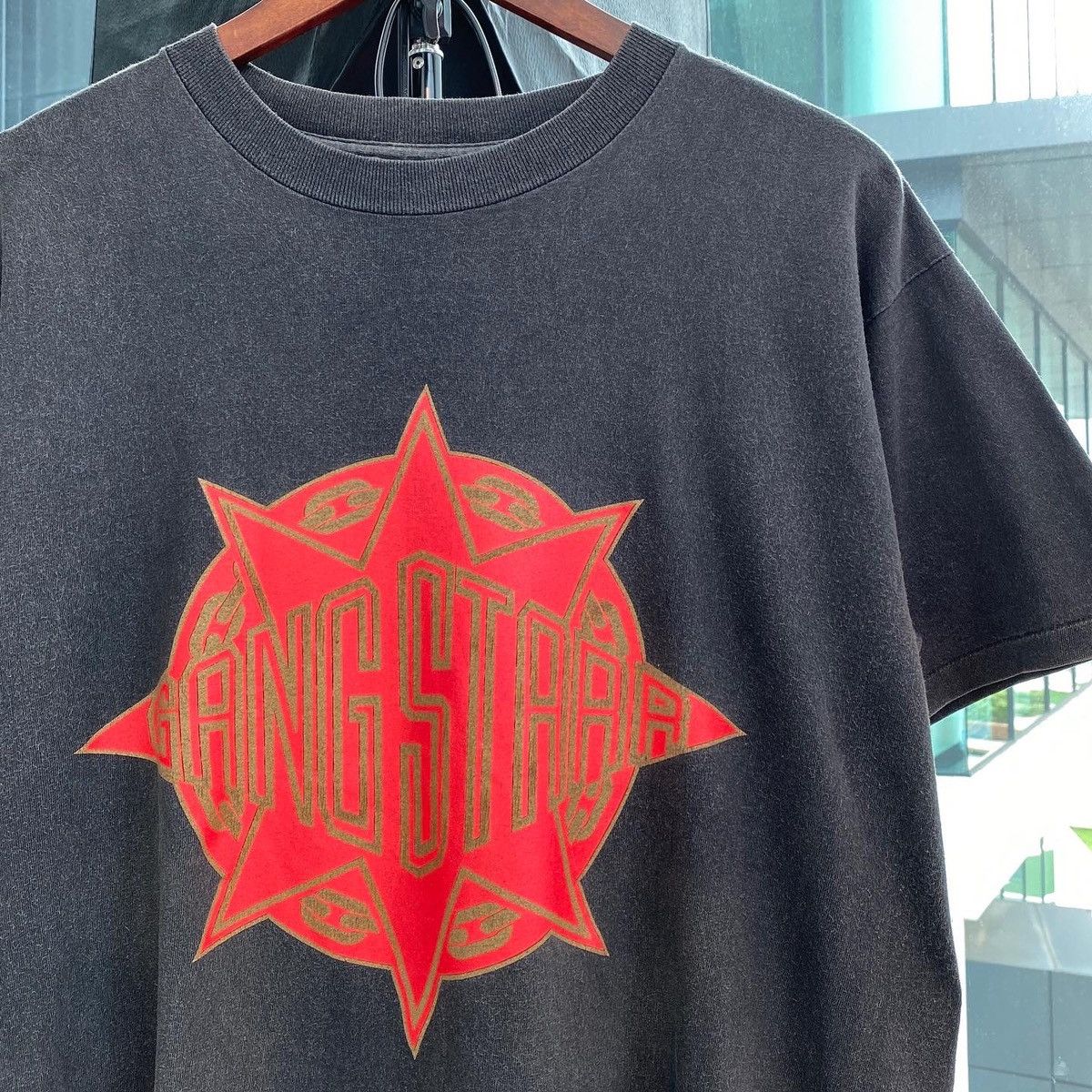 image of Rap Tees x Vintage Early 90's Gang Starr Rap Tee in Black, Men's (Size Large)