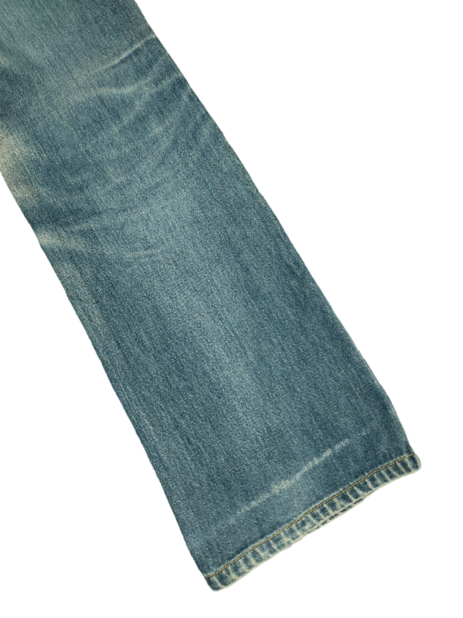 If Six Was Nine Flare Jeans Miss Lee Rider Clawmark Distress Denim Bootcut Size 26" / US 2 / IT 38 - 18 Thumbnail