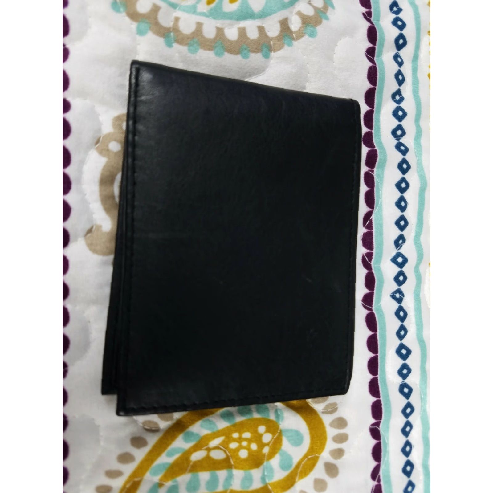 J Brand Handcrafted Genuine Black Leather Wallet Brand New Mens Money Holder Size ONE SIZE - 2 Thumbnail