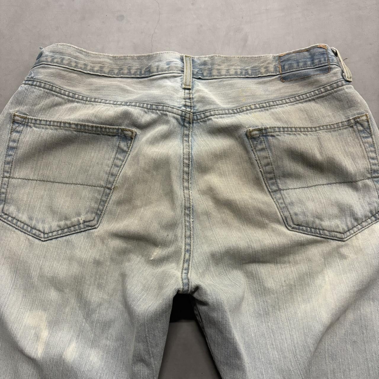 Vintage Crazy Vintage Y2K 2000s Grunge Baggy Wideleg Light Blue Wash Skater Denim Jeans! Size US 36 / EU 52 - 7 Thumbnail