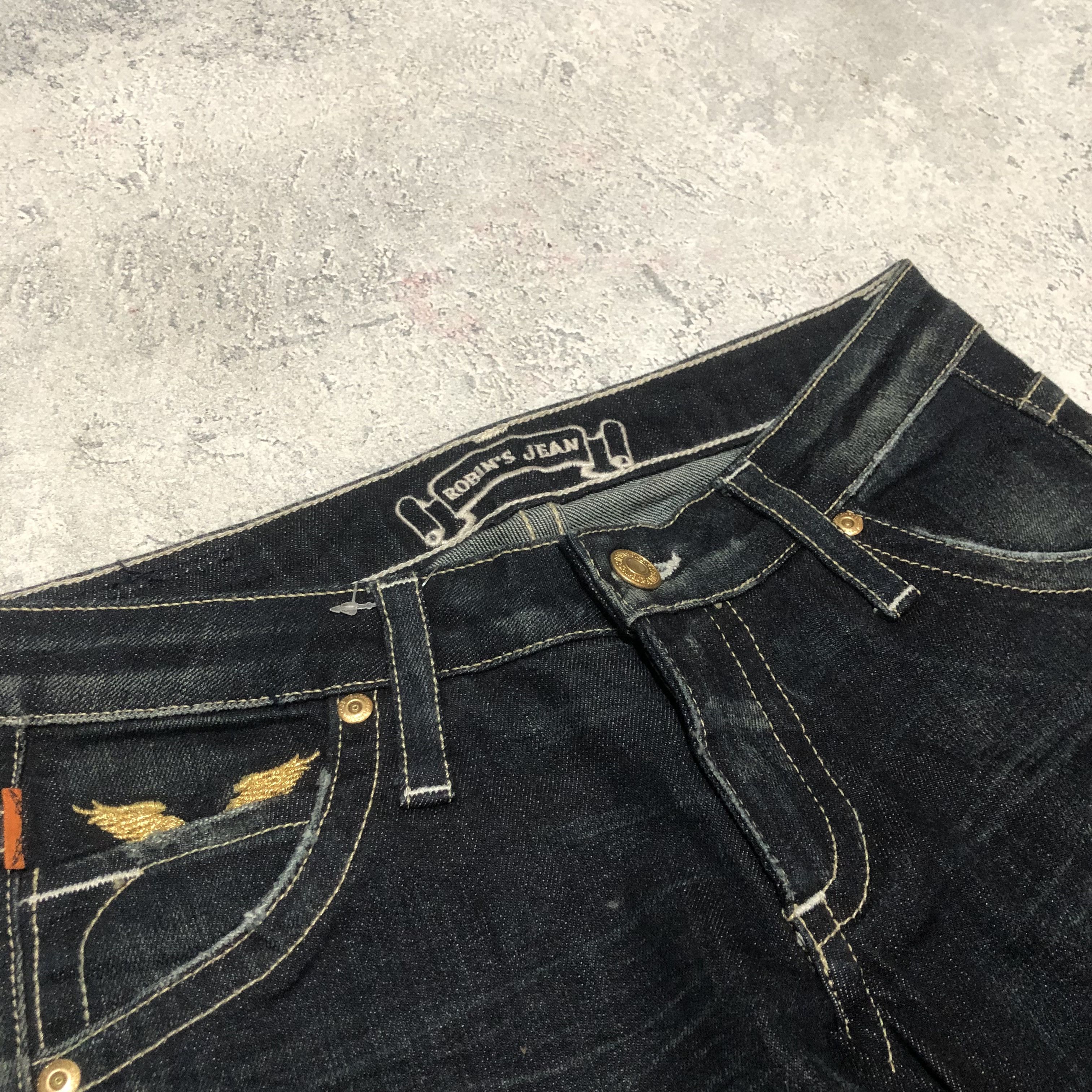 Robins Jeans Robins Jeans Gold Wings Denim Size 28" / US 6 / IT 42 - 5 Thumbnail