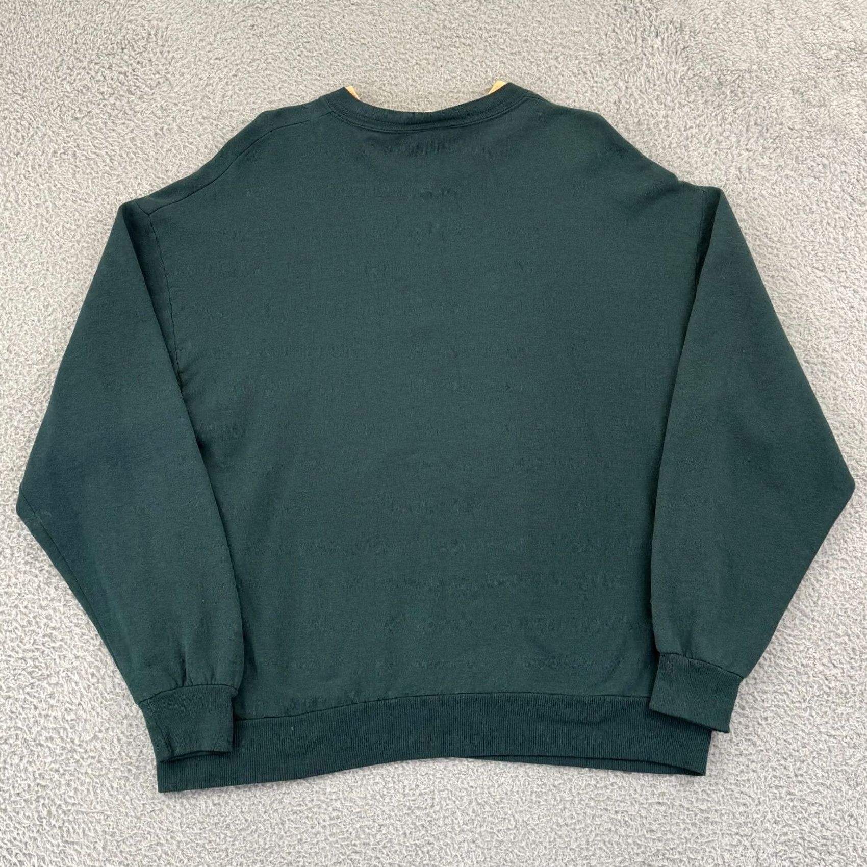 Vintage VINTAGE Morning Sun Sweatshirt Women XL Green Floral 90s Zip Casual Granny Knit Size XL / US 12-14 / IT 48-50 - 6 Thumbnail