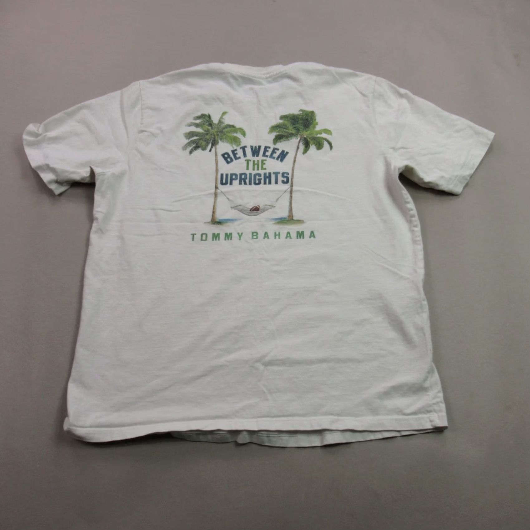 Tommy Bahama Tommy Bahama Shirt Small White Short Sleeve Crew Neck Lightweight Outdoors Mens Size US S / EU 44-46 / 1 - 5 Thumbnail