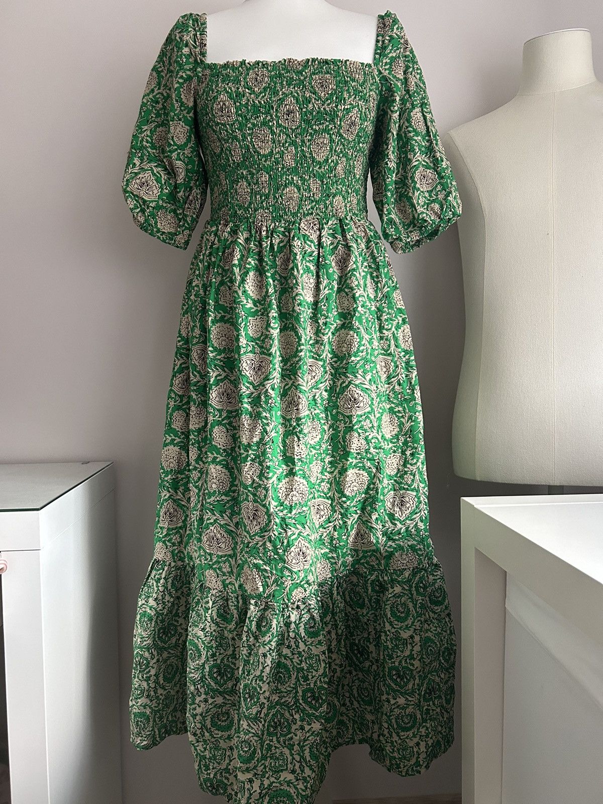 House of Harlow trend floral dress green house of harlow 1960 cotton Size M / US 6-8 / IT 42-44 - 1 Thumbnail