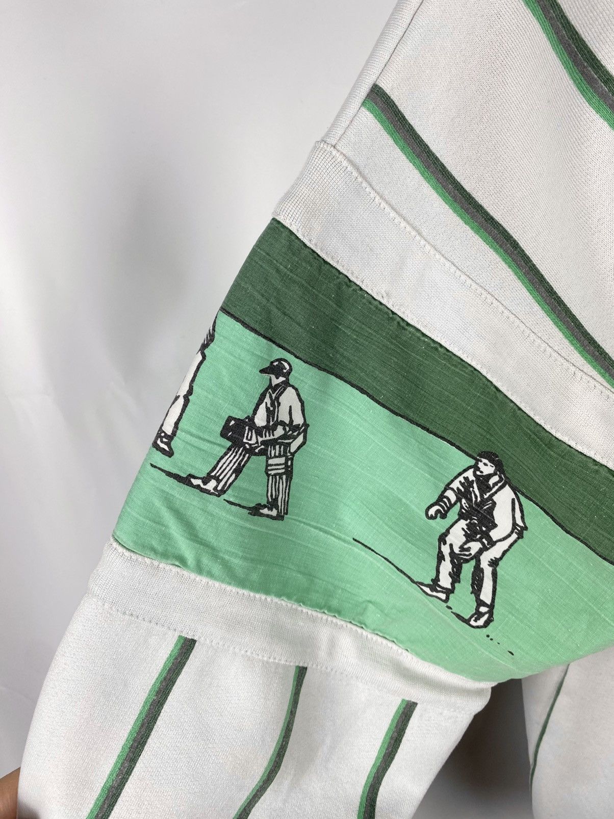 Adidas × Vintage Adidas Vintage 80s Greenewall Cricket Team Sweatshirt 162 S Size US S / EU 44-46 / 1 - 9 Thumbnail