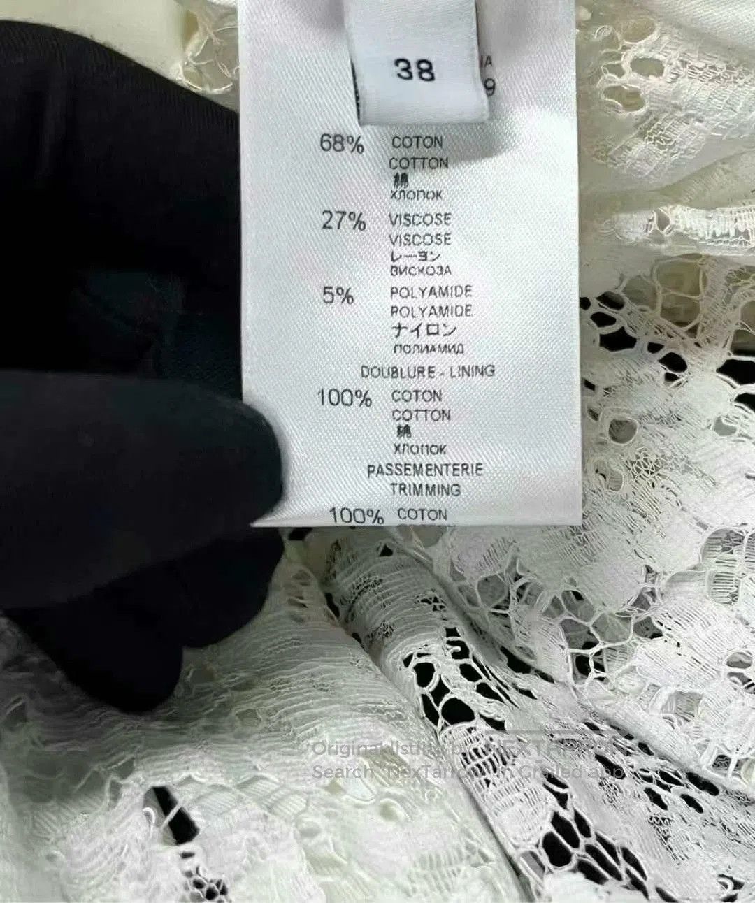 Givenchy Givenchy White Lace Double. Size M / US 6-8 / IT 42-44 - 4 Thumbnail