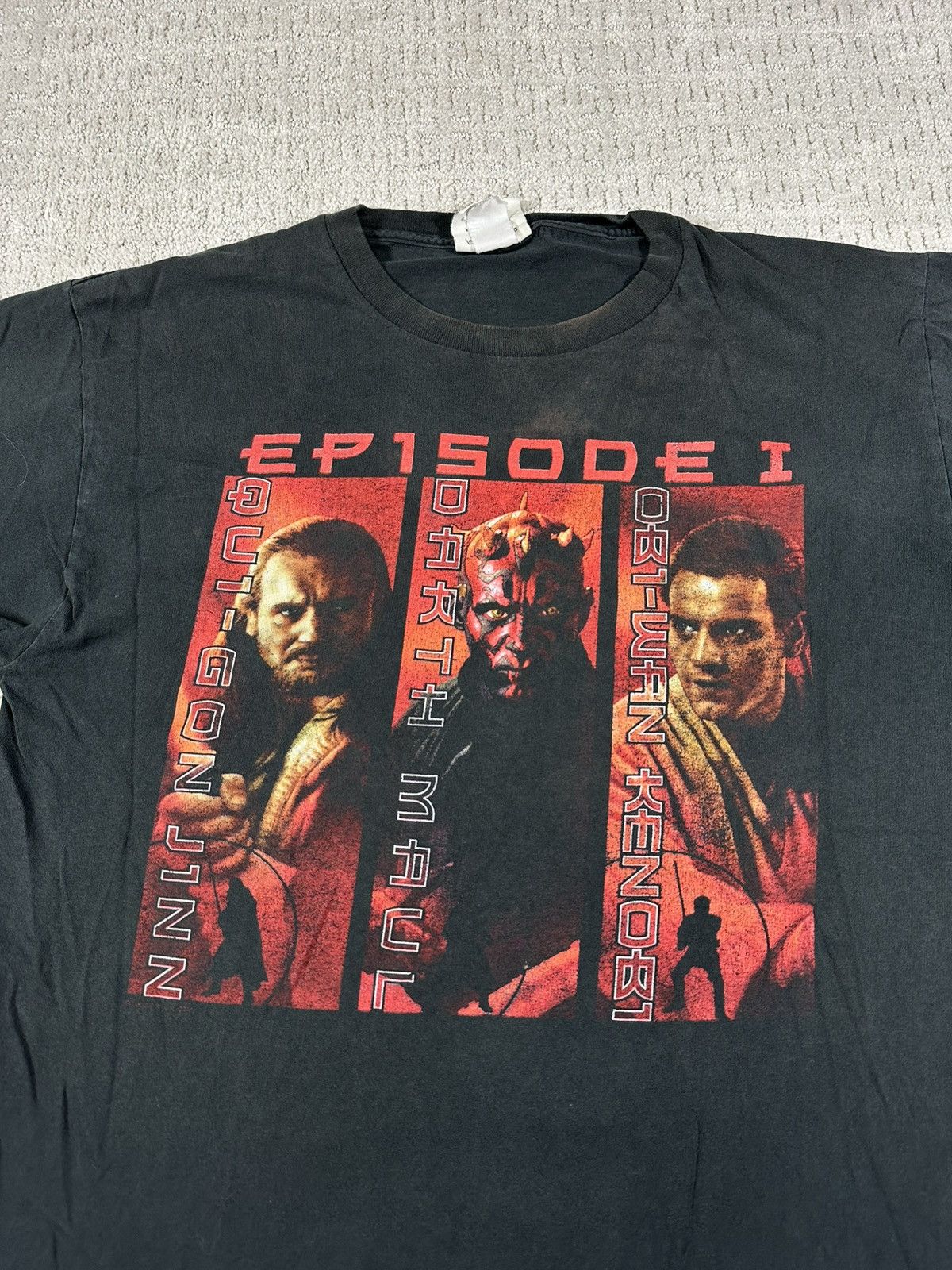 Star Wars Vintage Star Wars Episode 1 Character T-Shirt Size US XL / EU 56 / 4 - 2 Thumbnail