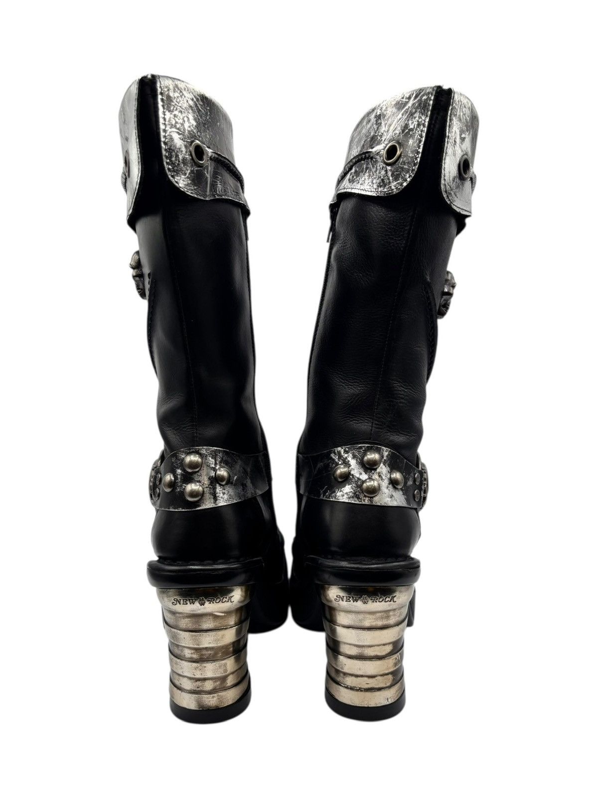 New Rock Vintage New Rock knee high round toe boots Size 38 Size US 8 / IT 38 - 6 Thumbnail