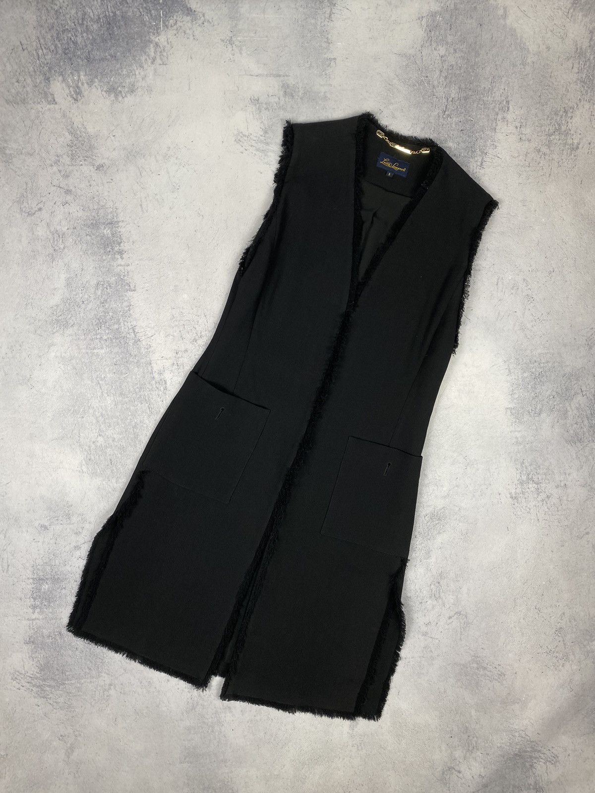 Designer Luisa Spagnoli Italy Designer Wool Long Vest Size S / US 4 / IT 40 - 3 Thumbnail