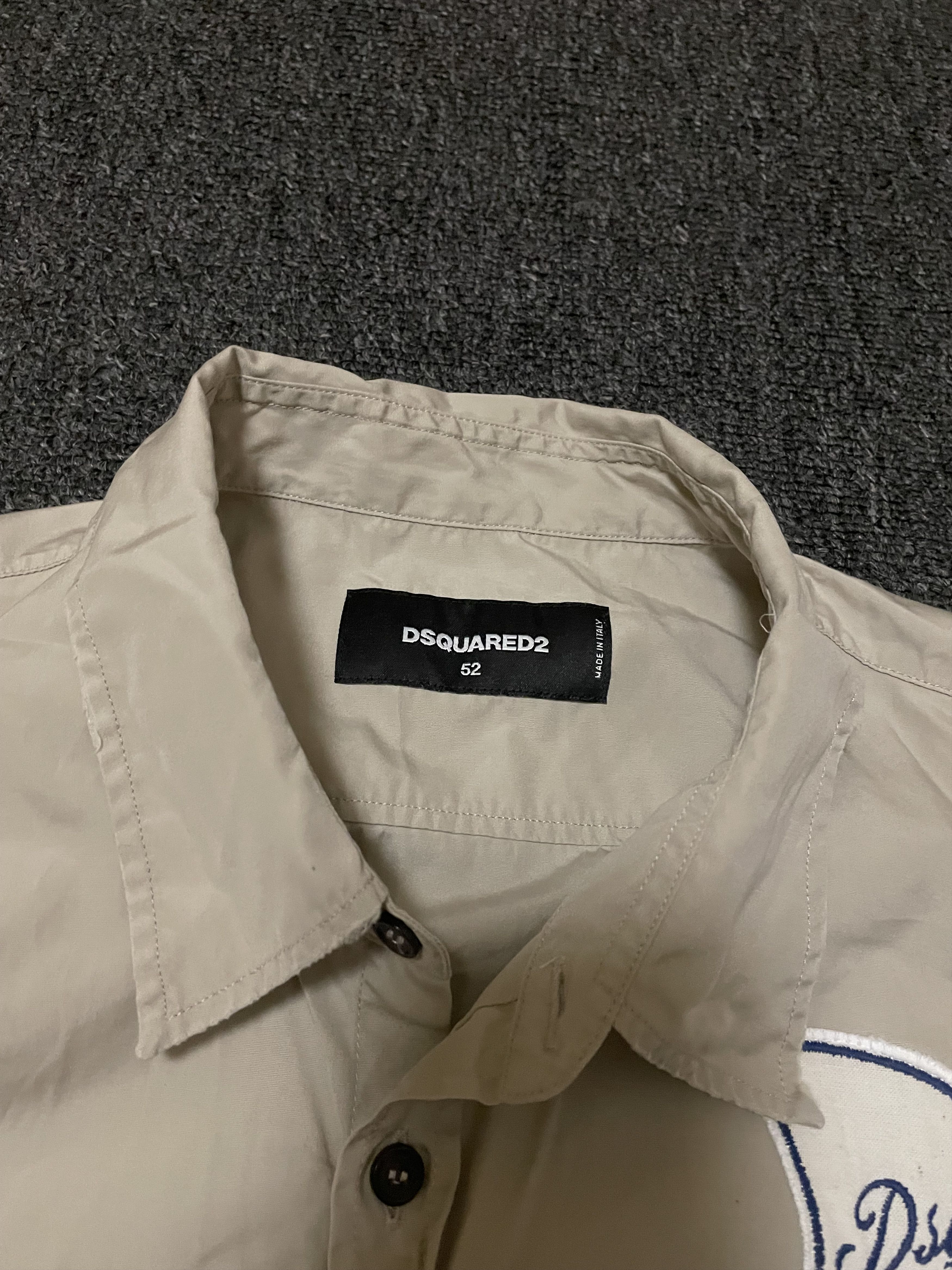 Dsquared2 DSQUARED2 Patch Badge Shirt Size 52 Size US L / EU 52-54 / 3 - 3 Thumbnail