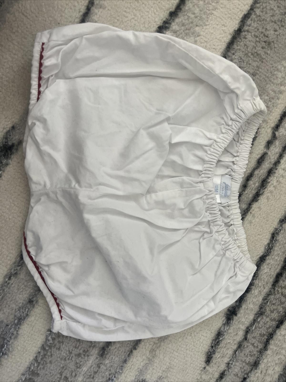 Designer Jacadi White Bloomers Size 12M MSRP $59 Size US 26 / EU 42 - 1 Thumbnail