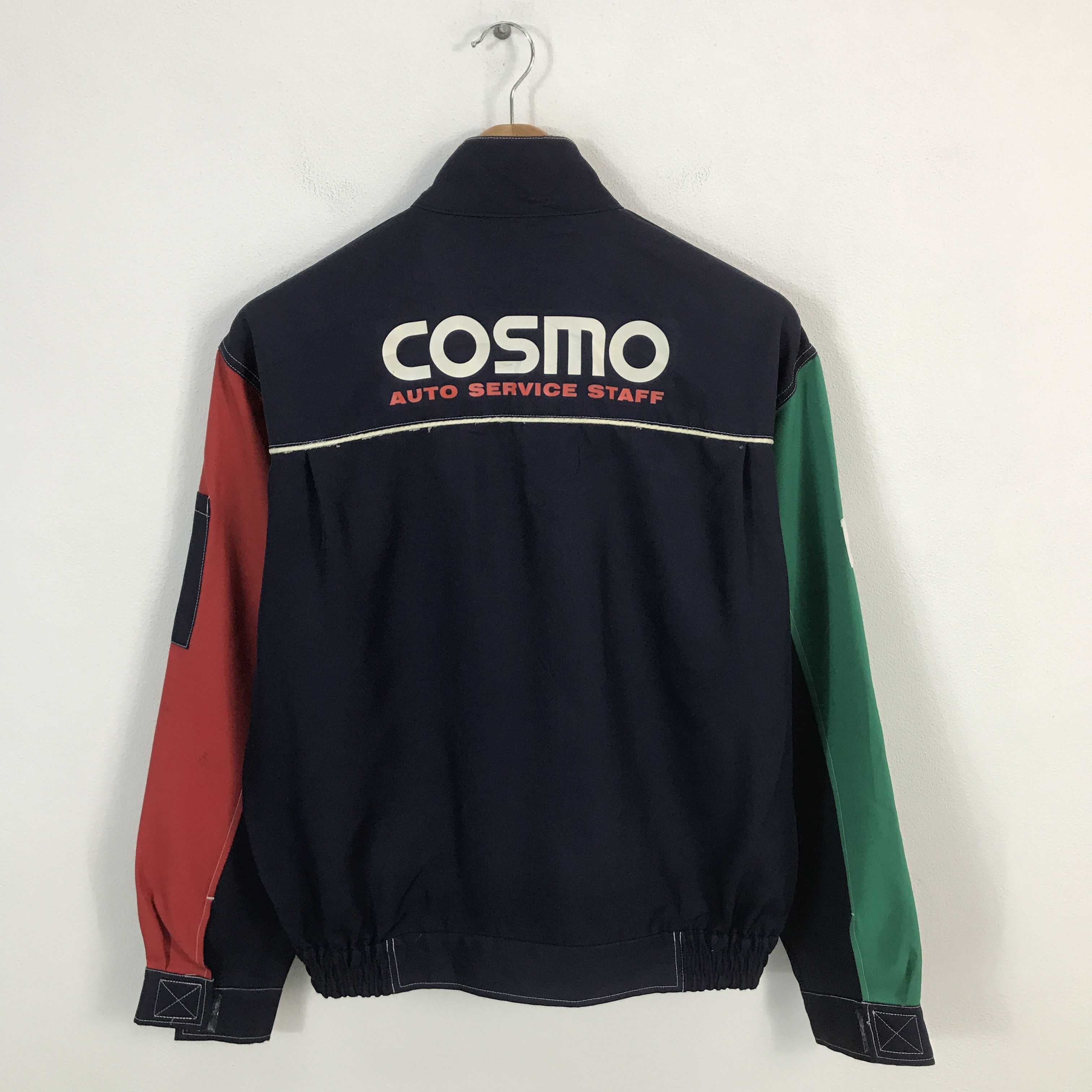 Japanese Brand Vtg Cosmo Auto Service Staff racing jacket Size US L / EU 52-54 / 3 - 3 Thumbnail