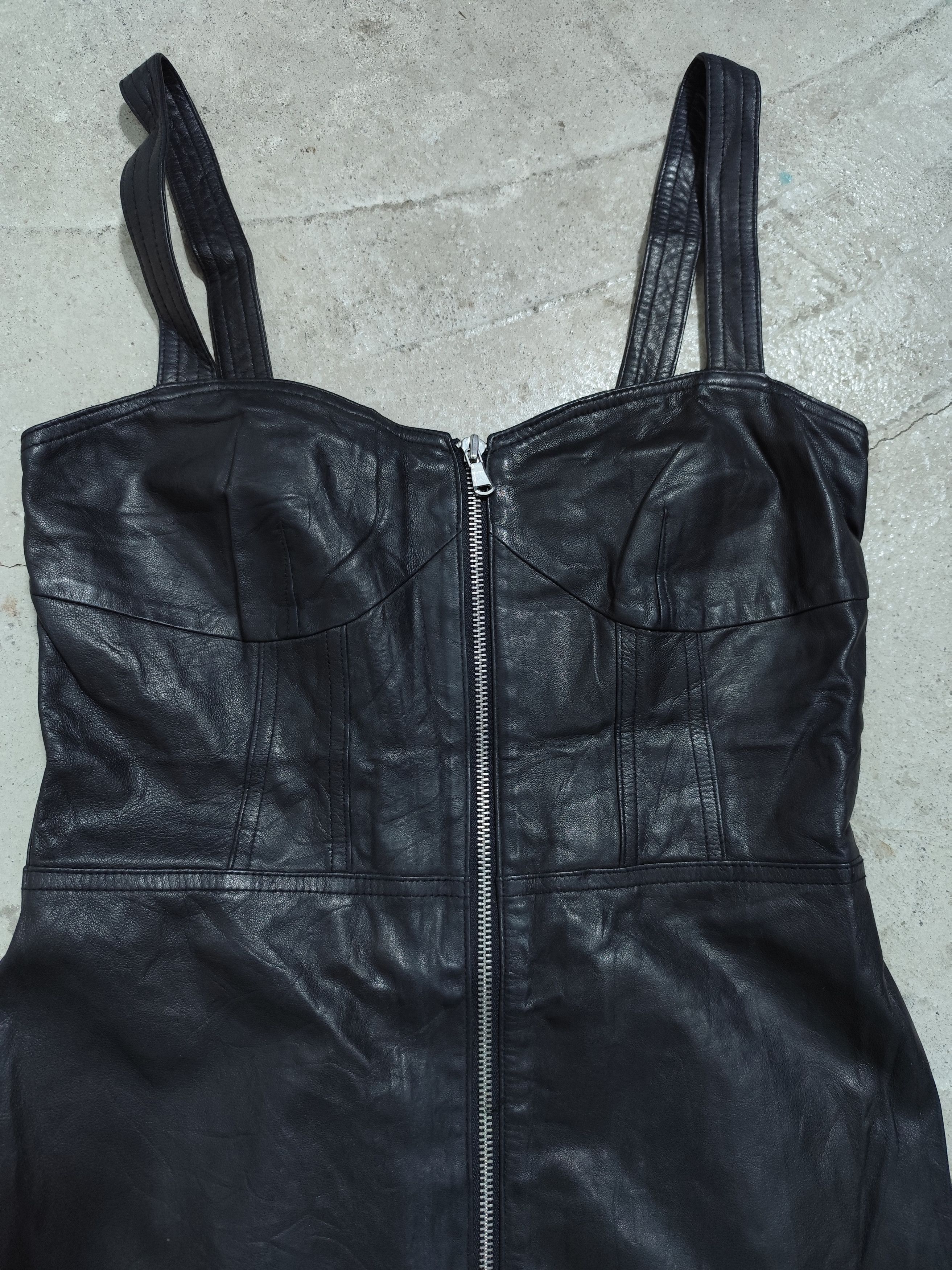 Marc Jacobs Marc by Marc Jacobs lambskin leather mid dress Size M / US 6-8 / IT 42-44 - 4 Thumbnail