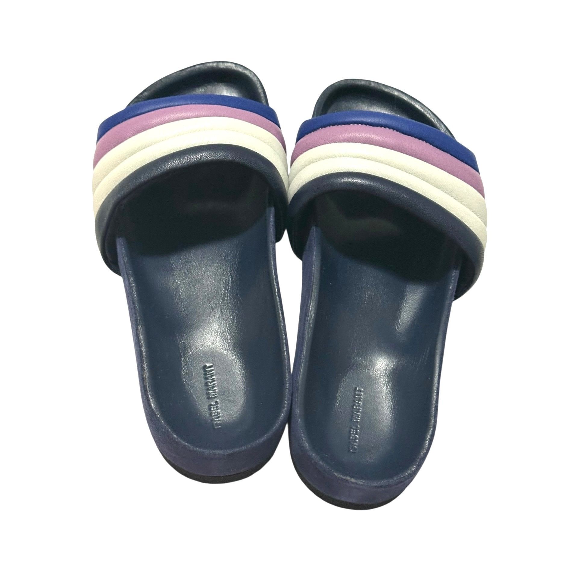 Isabel Marant Isabel Marant Hellea Slide Sandal Electrxic Blue, EU 37 NIB Size US 7 / IT 37 - 7 Thumbnail