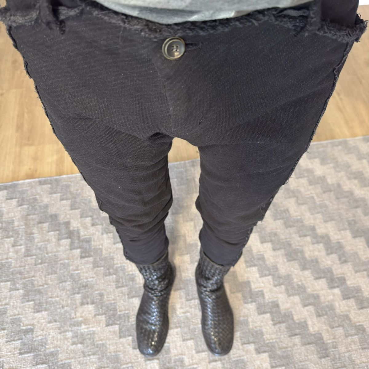 Individual Sentiments Individual Sentiments black raw-edge fitted trousers Size US 30 / EU 46 - 14 Thumbnail