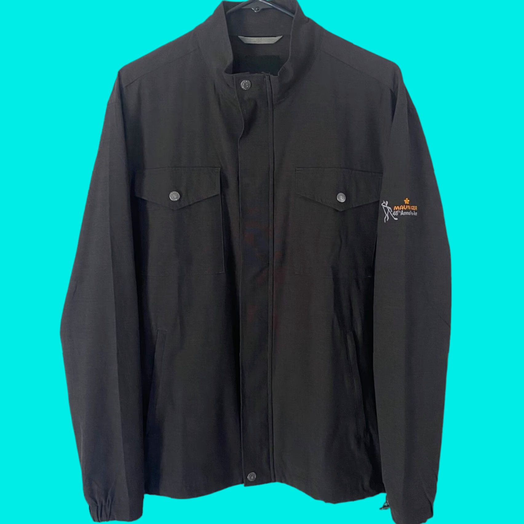 Vintage Linksoul Boardwalker Full-Zip Windbreaker Jacket Men's Gray M Logo Mauna Kea Golf Size US M / EU 48-50 / 2 - 1 Thumbnail