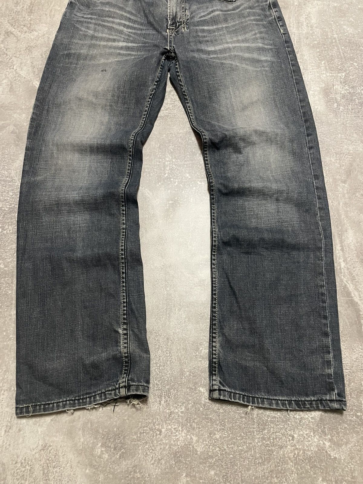 Ecko Unltd. Vintage Ecko Unlimited Buggy Distressed Rap Denim Jeans Size US 34 / EU 50 - 17 Thumbnail