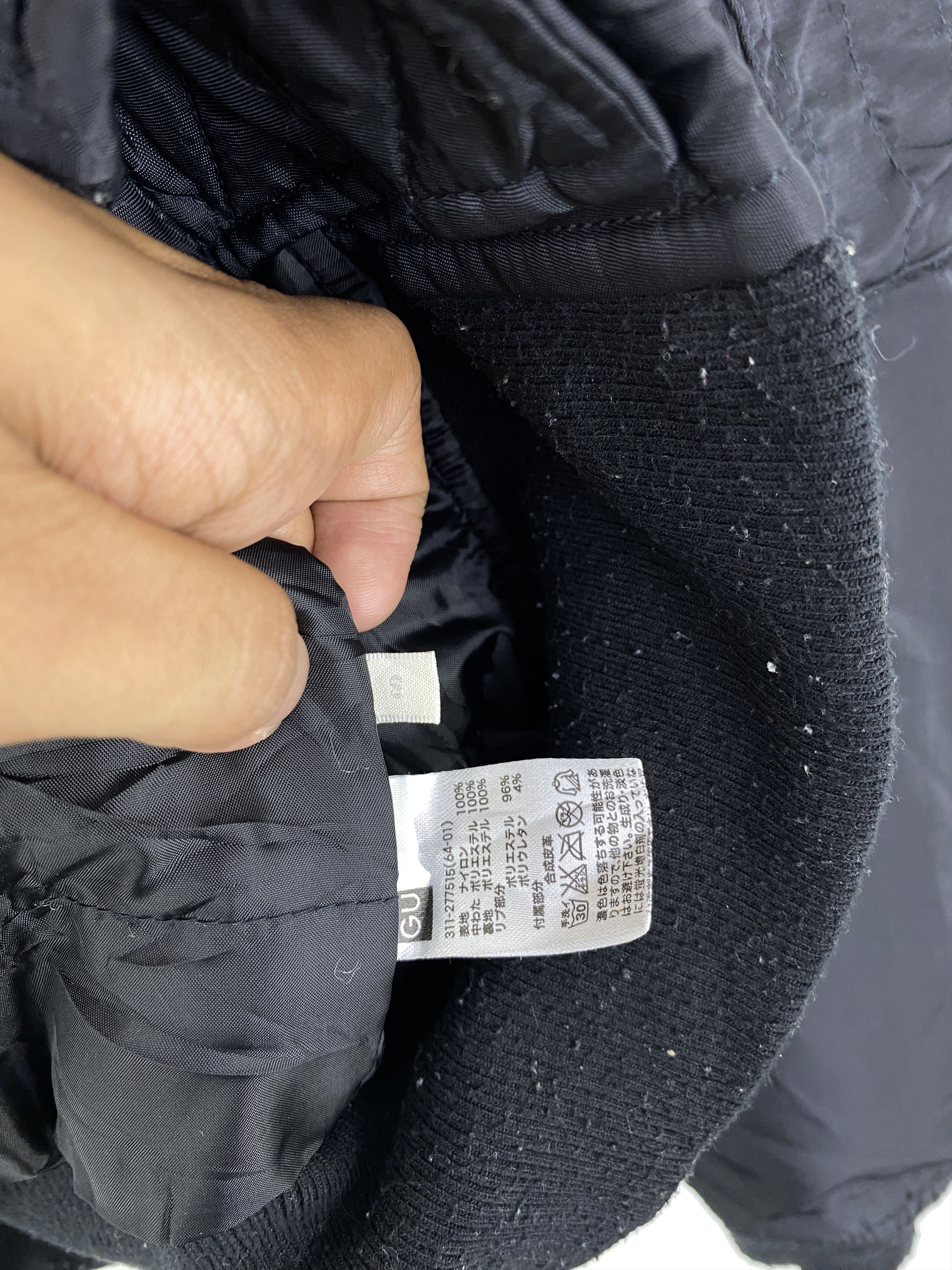 GU Vintage GU Full Zipper Black Bomber Jacket JA0181 Size US S / EU 44-46 / 1 - 5 Thumbnail