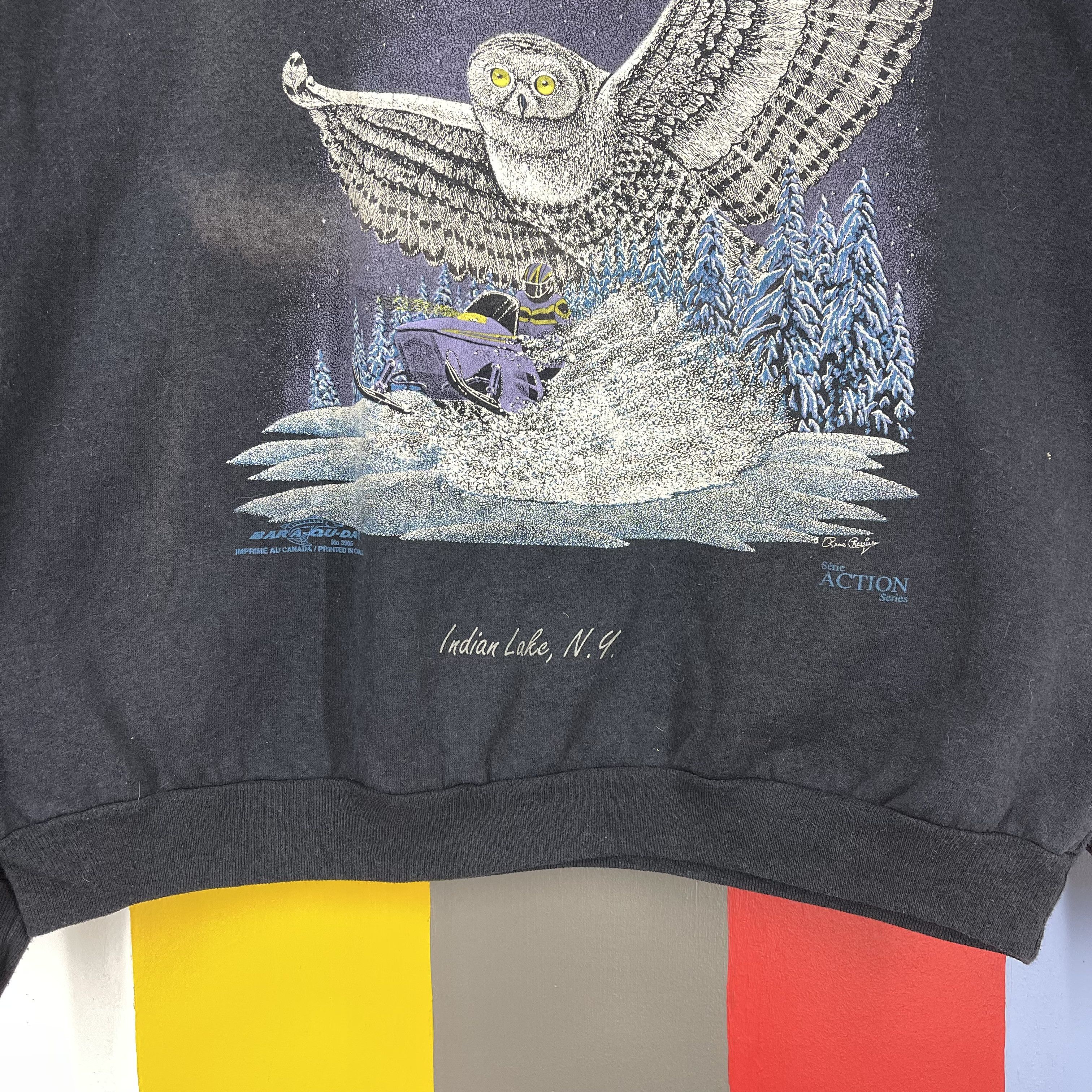 Barracuda 90s Vintage BARA-QU-DA Indian Lake Serie Sweatshirt #1108/AM Size US L / EU 52-54 / 3 - 5 Thumbnail