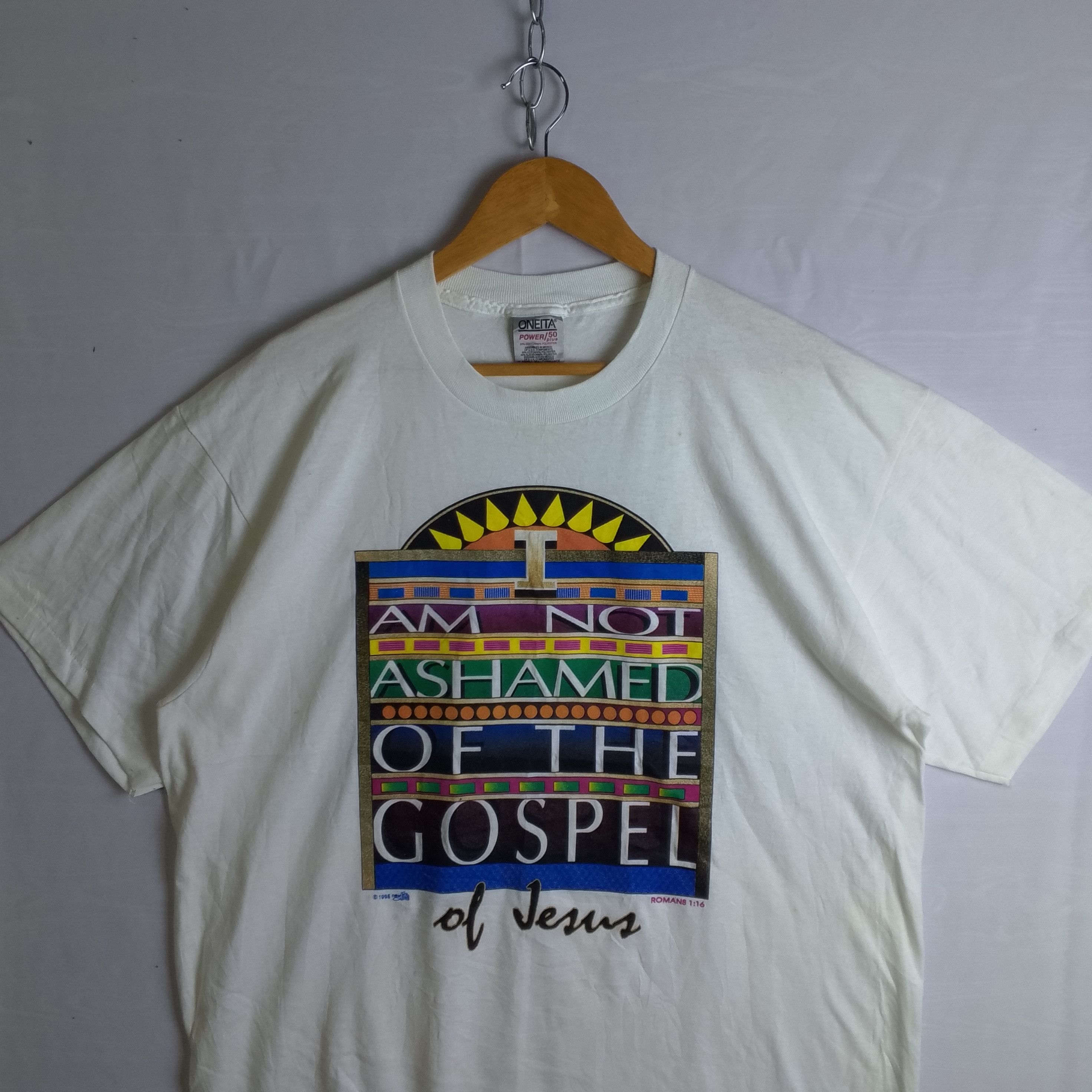 Vintage Vintage Jesus Religion Tee Size US XL / EU 56 / 4 - 2 Thumbnail