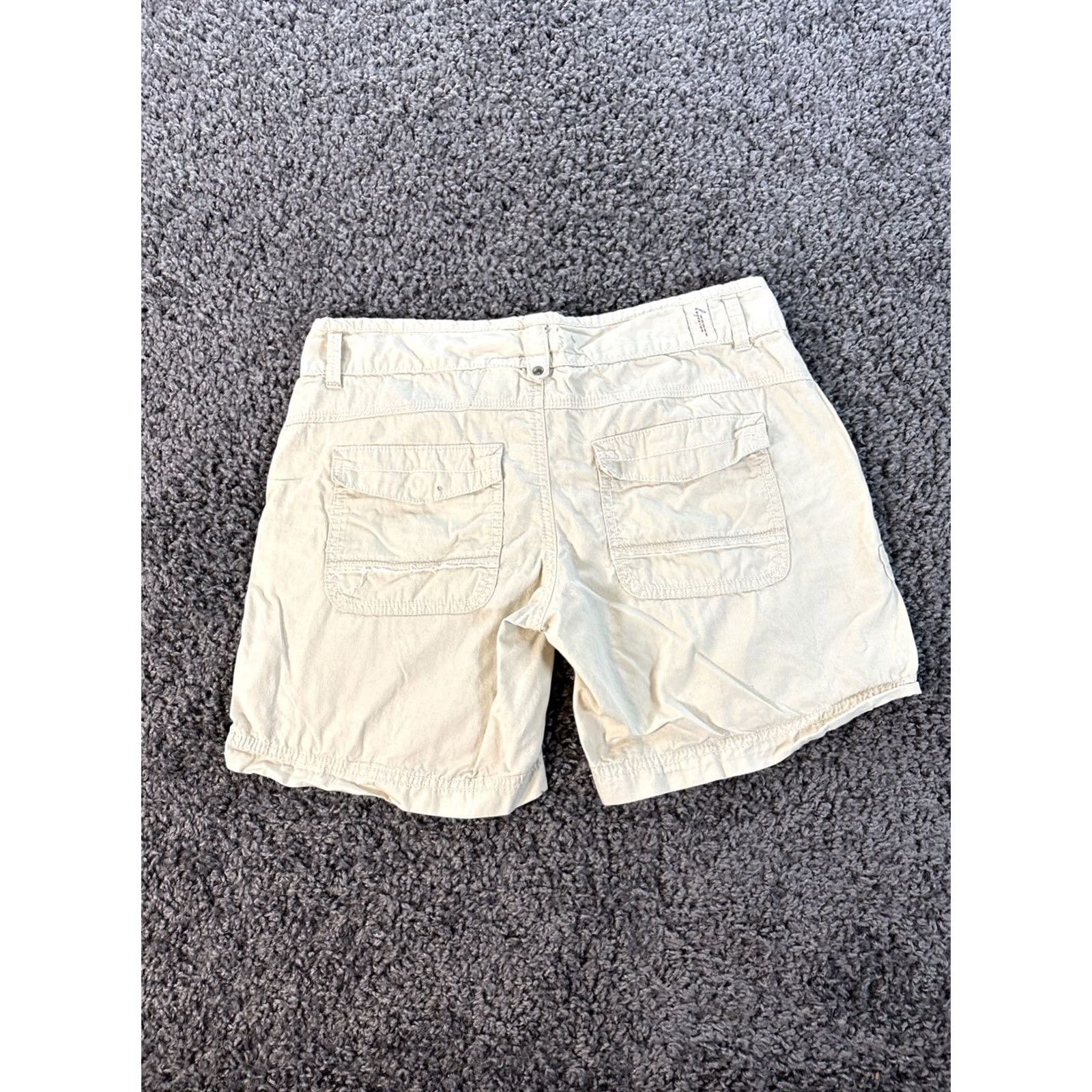Vintage VINTAGE Union Bay Shorts Womens 32 White Cargo Pocket Denim Cotton Y2K Micro Cut-Off Size 24" / US 00 / IT 34 - 8 Thumbnail