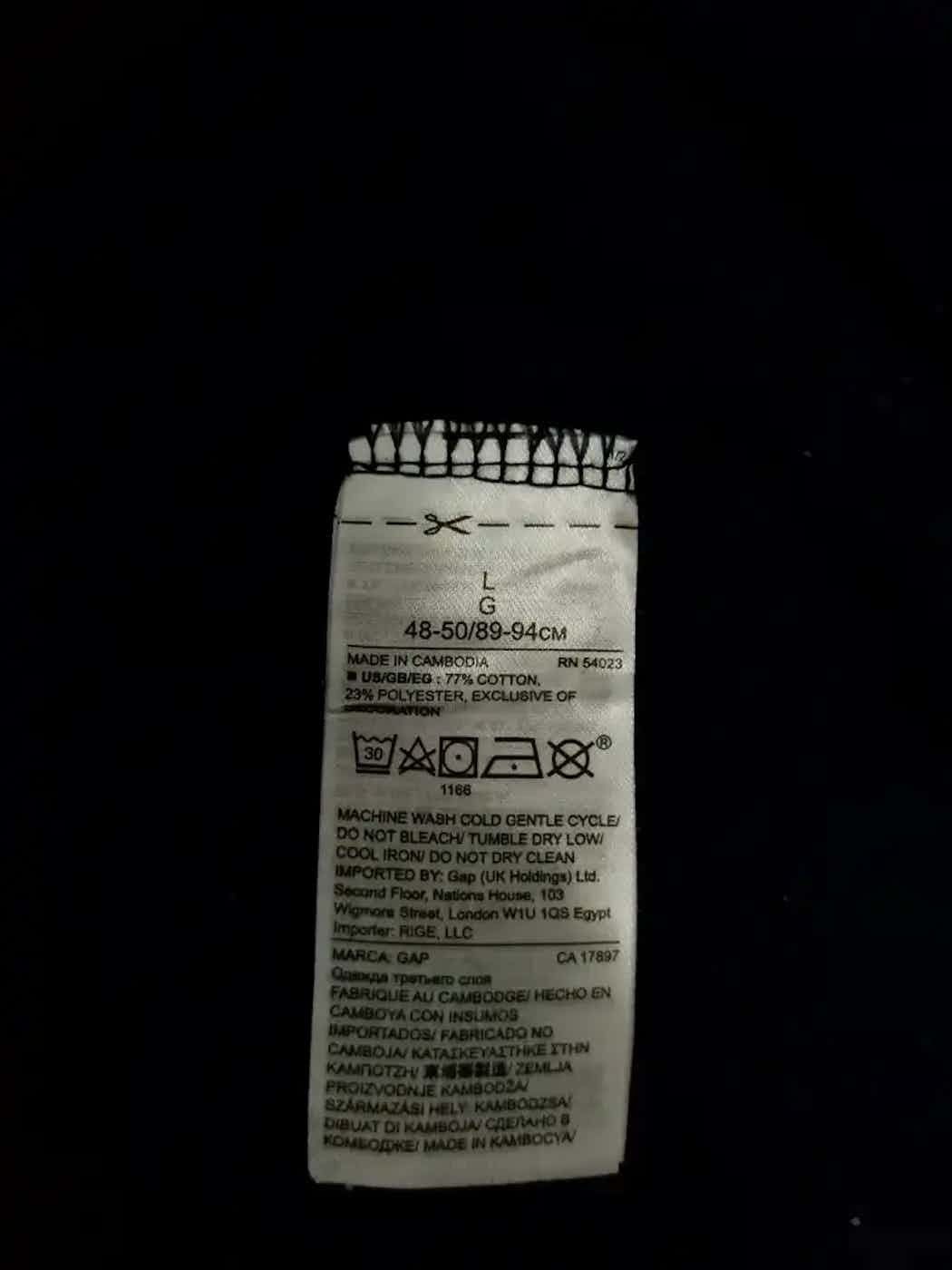 Gap Vintage GAP Big Logo Hoodie Size US L / EU 52-54 / 3 - 3 Thumbnail