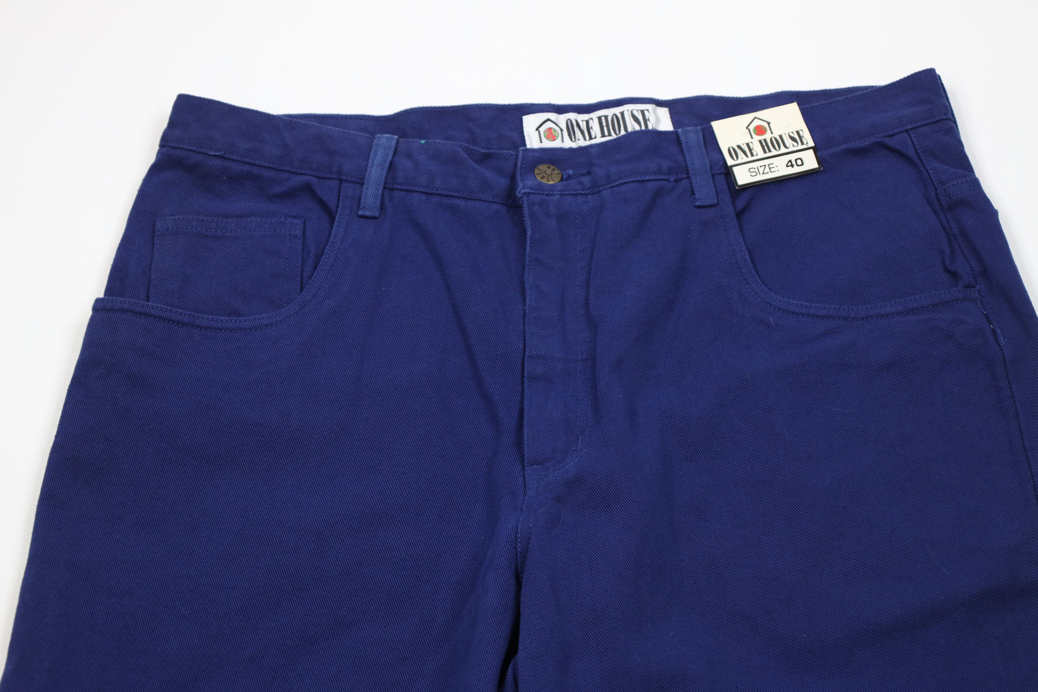 Vintage Deadstock Vintage 90s Streetwear Skateboard Denim Jeans Blue Size US 40 / EU 56 - 2 Thumbnail