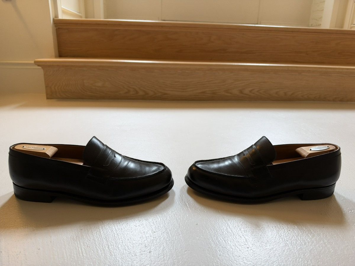 J.M. Weston 180 Moccasin Loafer | Black Calf | 10d (Us 11), Men's — image 4 of 6