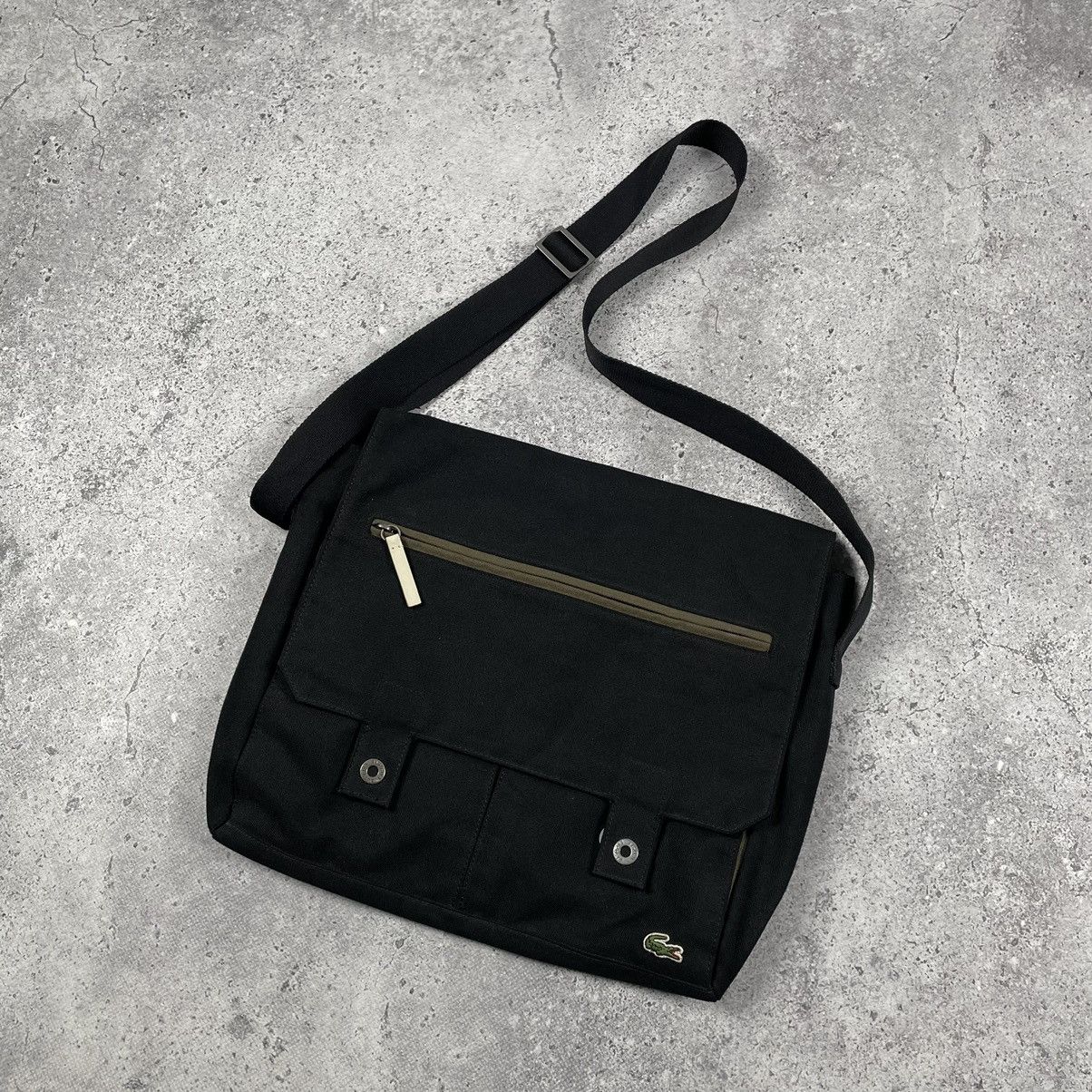 Lacoste × Vintage Vintage Lacoste Shoulder Messenger Bag Size ONE SIZE - 2 Thumbnail