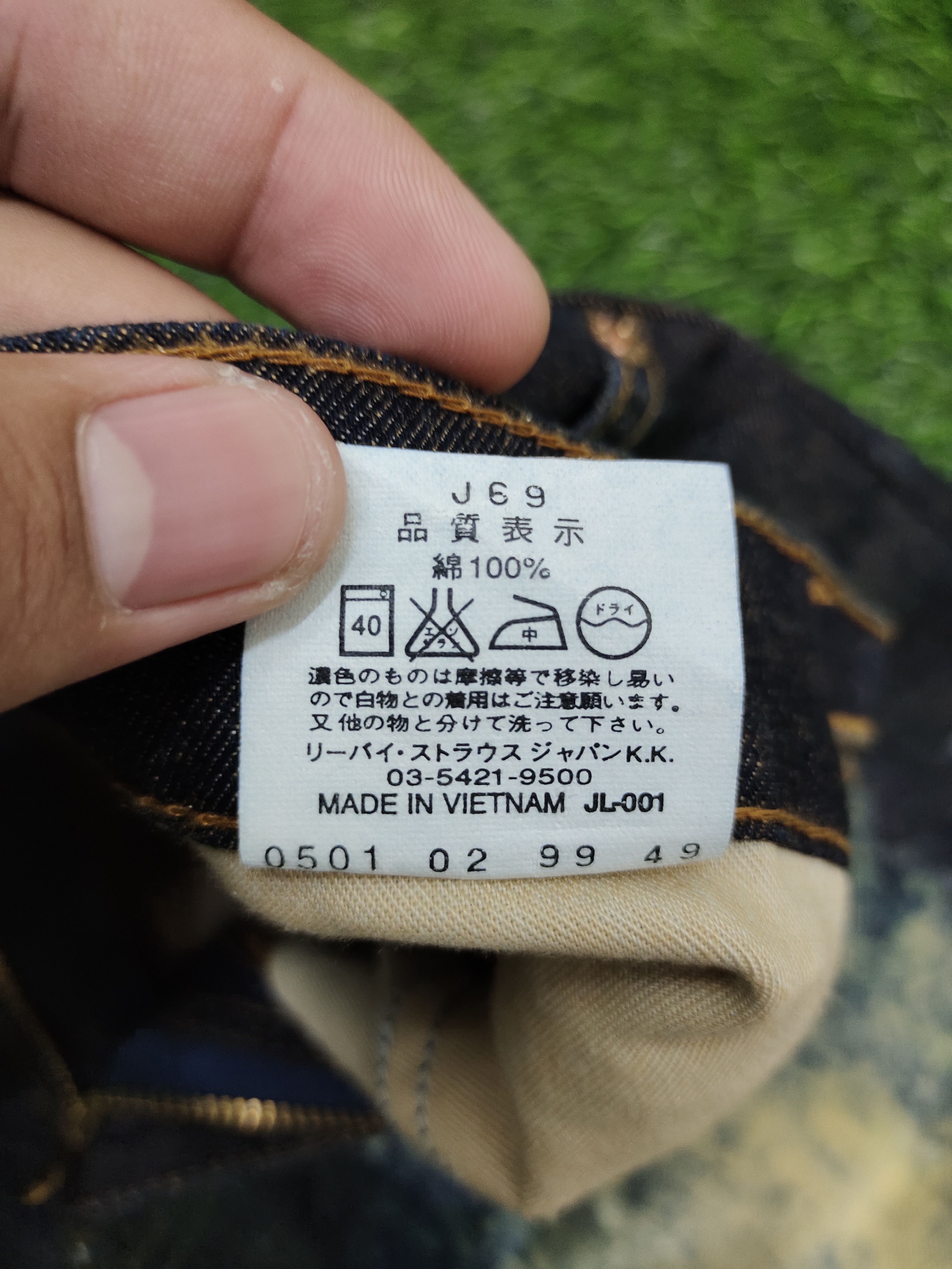 Levi's Rare Design Levis 607 Orange Tag Denim Y2k Streetwear Size US 29 - 17 Thumbnail