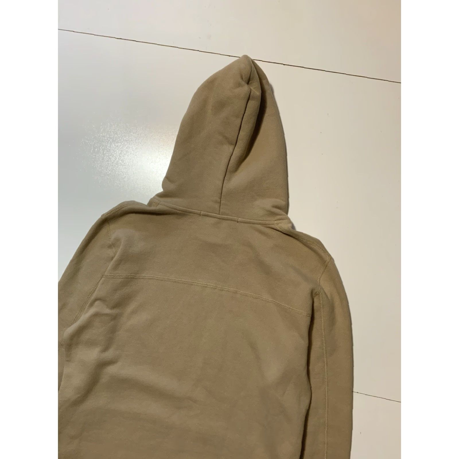 John Elliott John Elliott Hoodie Villain Side Zip Pullover Sz.2 Men Khaki Beige Terry Fleece Size US XS / EU 42 / 0 - 4 Thumbnail