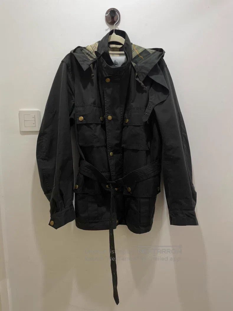 Barbour BARBOUR Ursula Belted Wax Coated Jacket Size US L / EU 52-54 / 3 - 2 Thumbnail