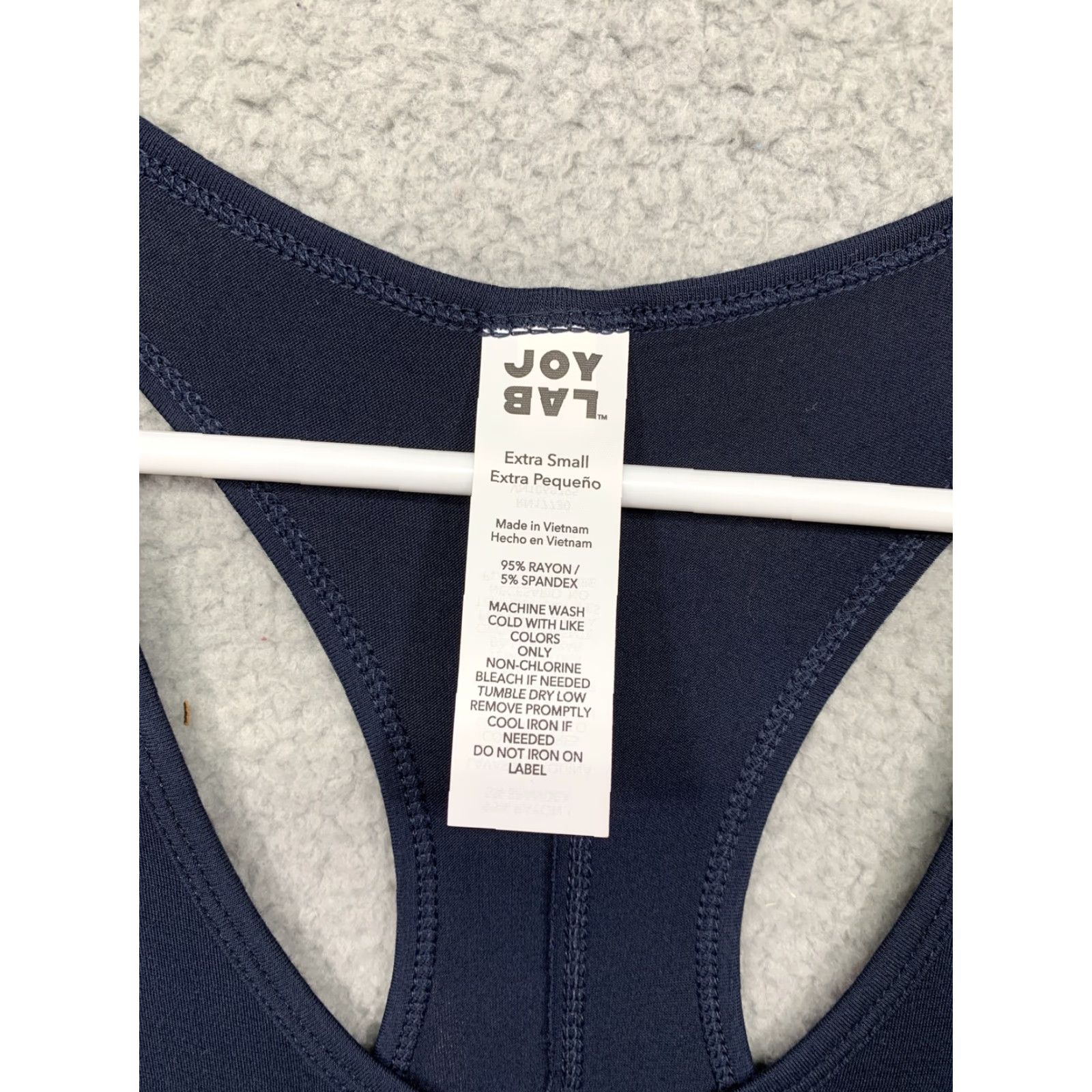 Vintage Joy Lab Athletic Racerback Tank Top Womens XS Scoop Neck Dark Blue NWT Logo Size XS / US 0-2 / IT 36-38 - 7 Thumbnail