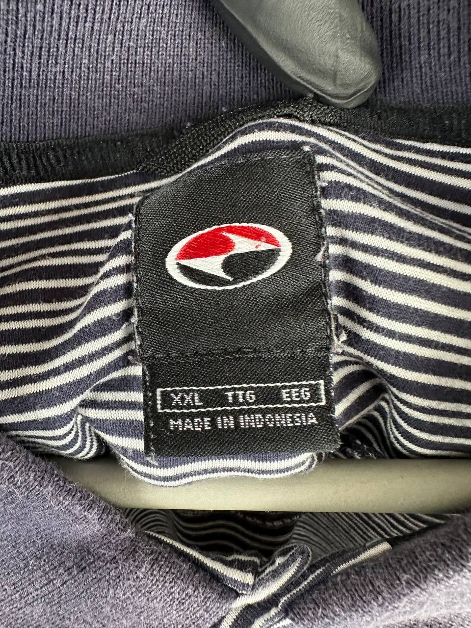 Nike × Tiger Woods Nike Tiger Woods 90s Yin Yang Slam Logo Striped Polo Shirt Size US XXL / EU 58 / 5 - 12 Thumbnail