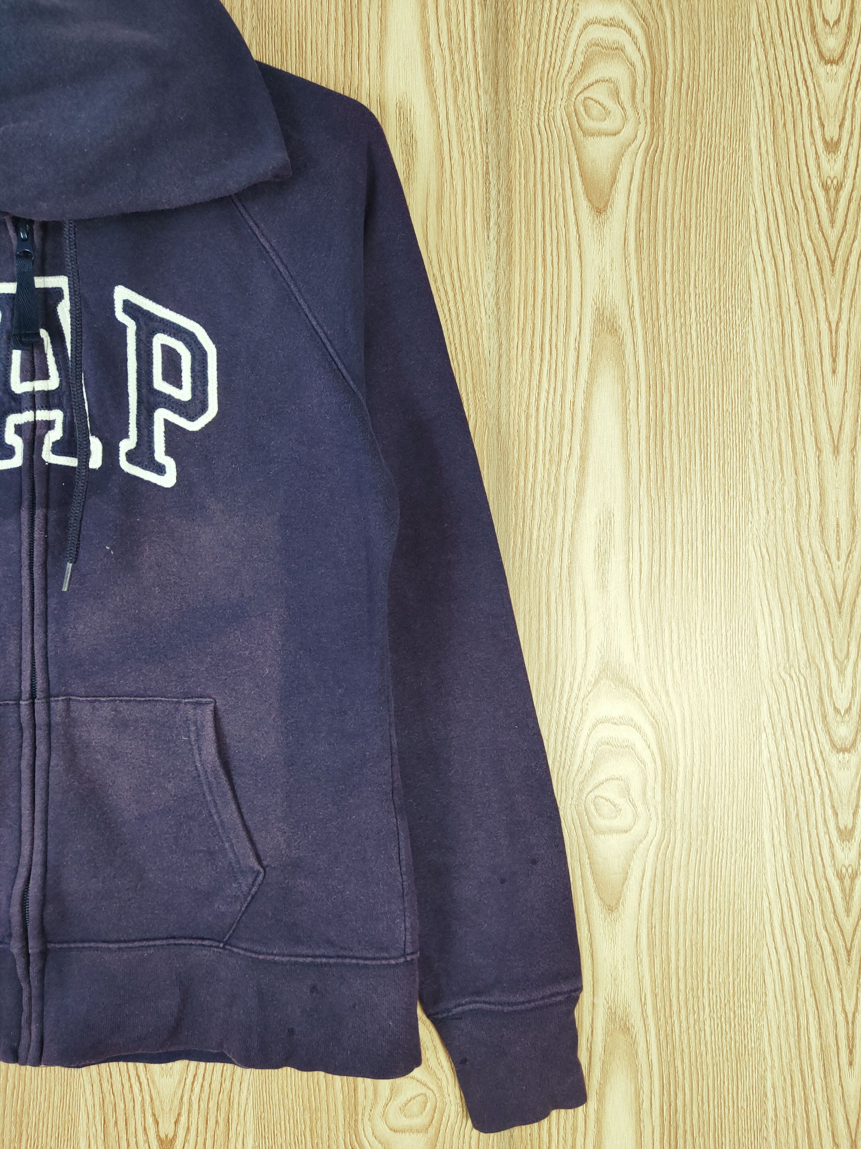 Gap × Vintage Vintage Gap Navy Hoodie Sweaters Size M / US 6-8 / IT 42-44 - 5 Thumbnail