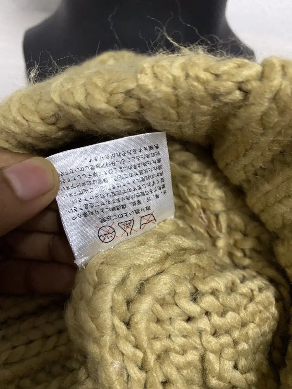 Japanese Brand Japanese Brand Knit Bunny Horn Beanie Hat Size ONE SIZE - 5 Thumbnail