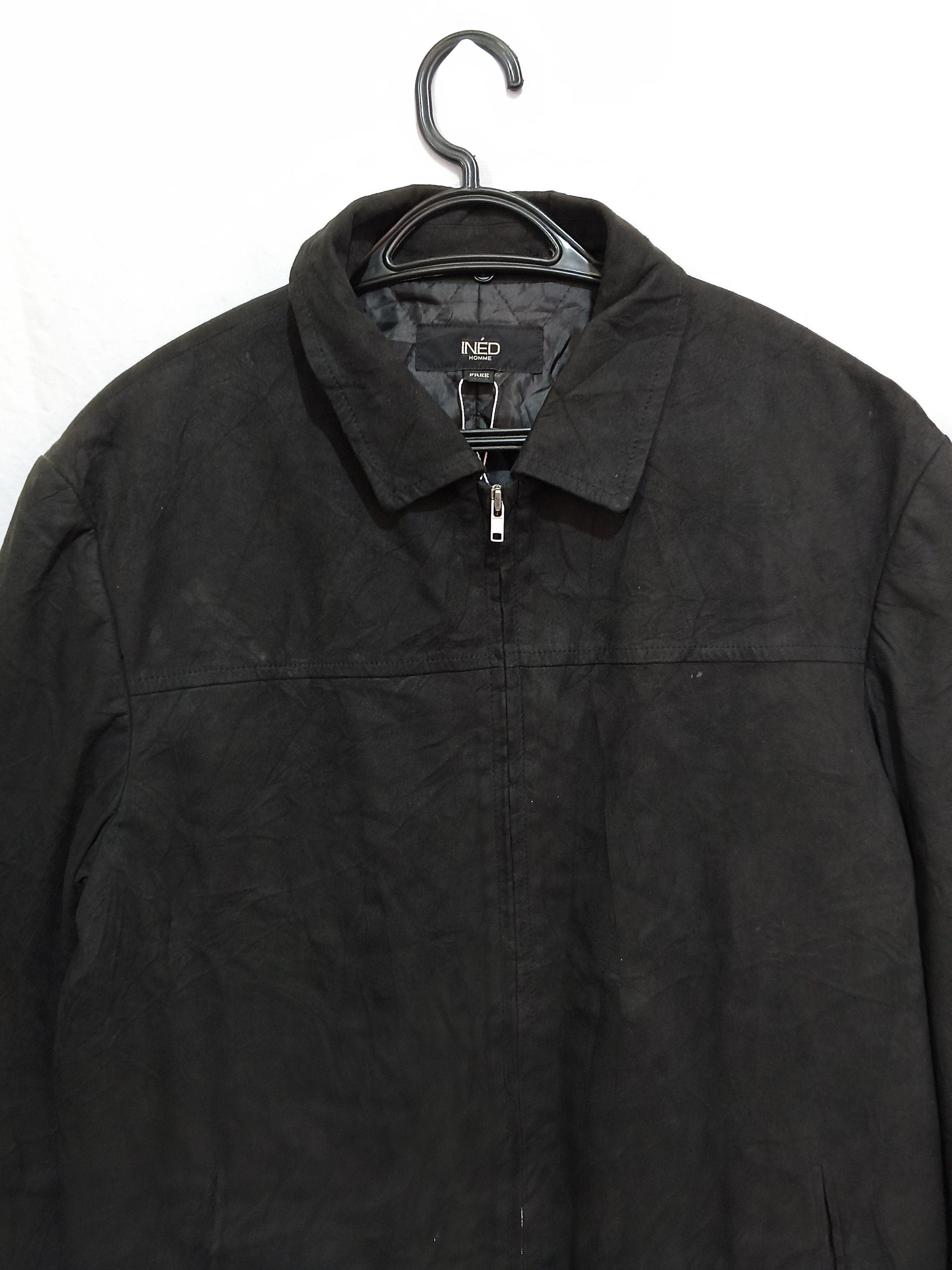 Yohji Yamamoto japanese archive INED Homme Black Zip Jacket Coat Quilted Size US M / EU 48-50 / 2 - 4 Thumbnail