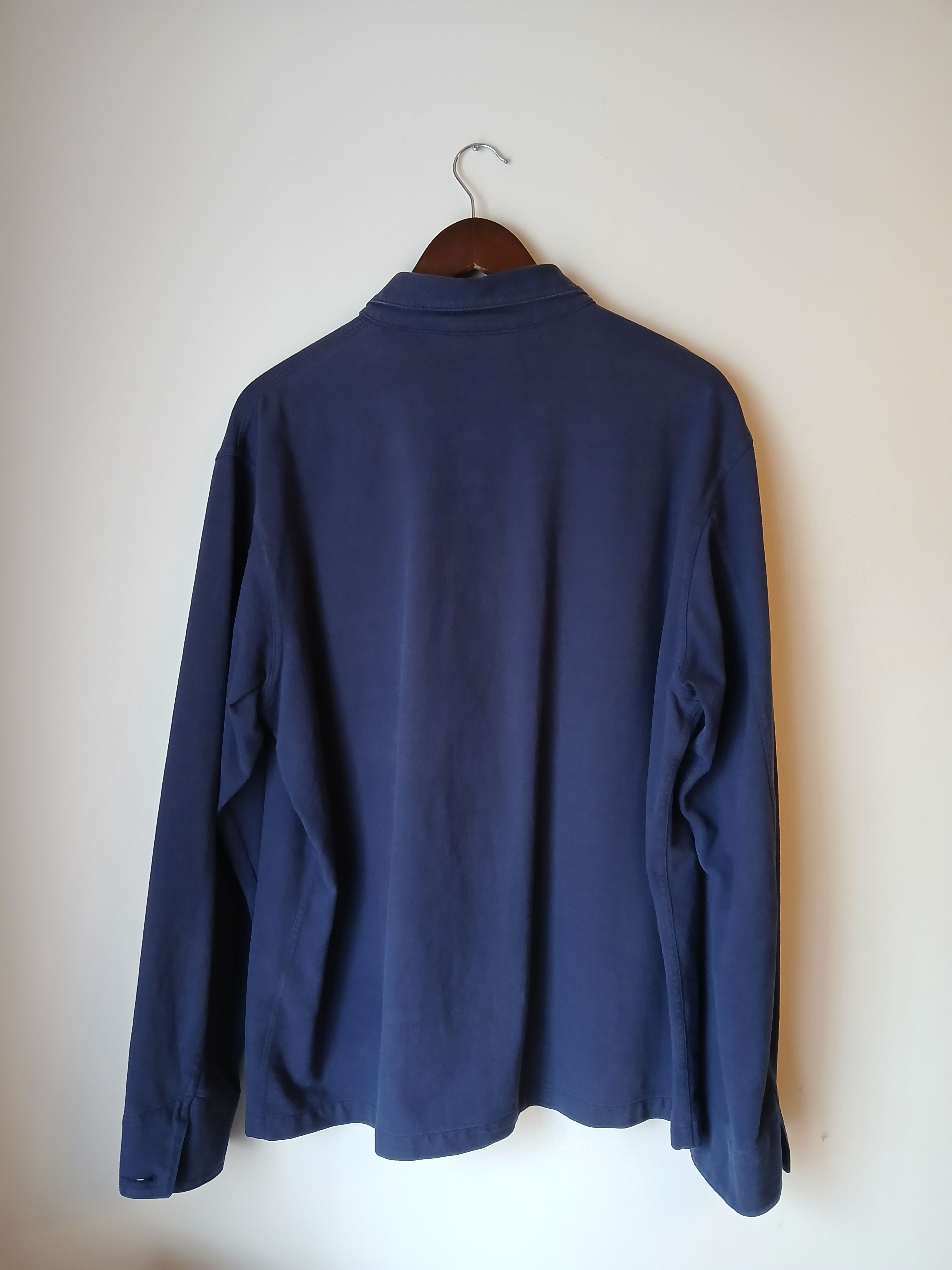 Uniqlo Washed Jersey Work Jacket Chore Coat Size US L / EU 52-54 / 3 - 3 Thumbnail