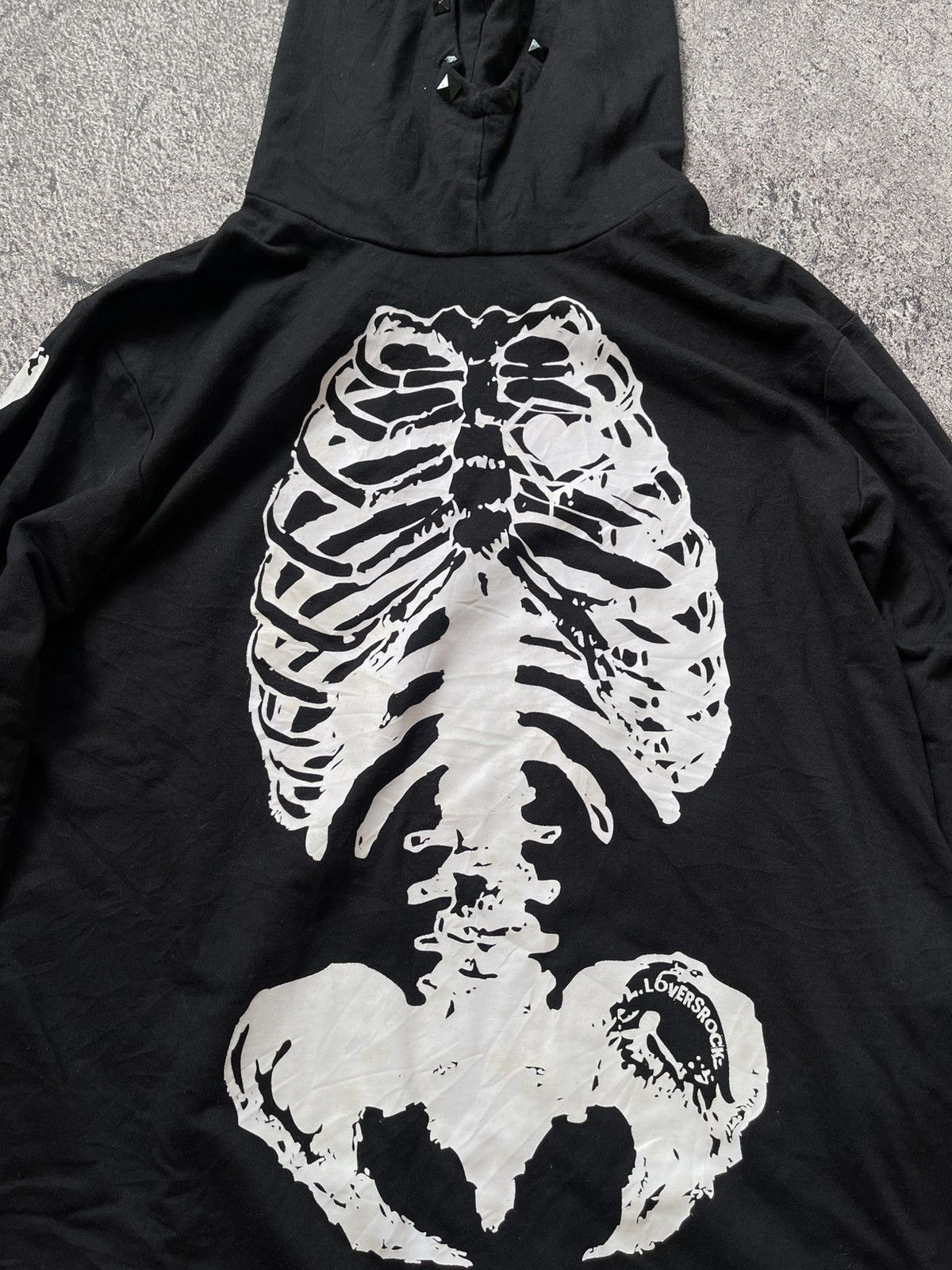Japanese Brand Y2K Super Lovers Skeltin ifsixwasnine studded hoodie Size US L / EU 52-54 / 3 - 2 Thumbnail