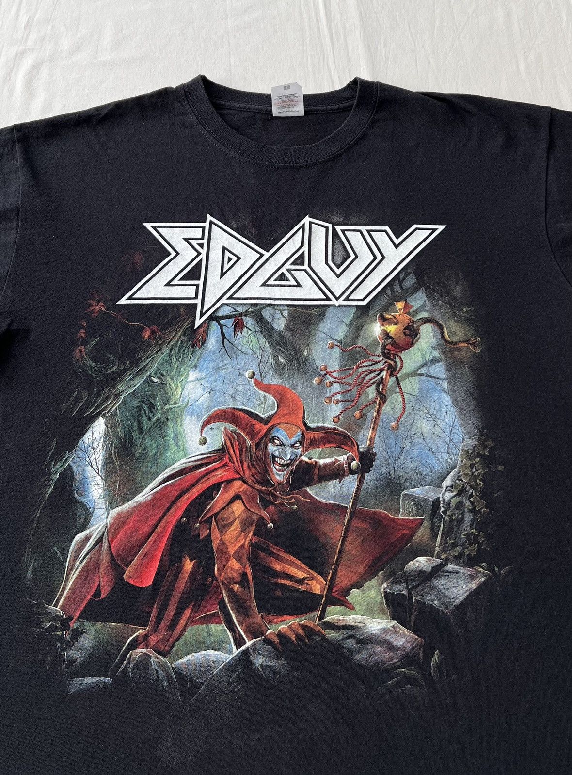 Band Tees Vintage 2017 Edguy Monuments Tour Black T-shirt Size US L / EU 52-54 / 3 - 5 Thumbnail