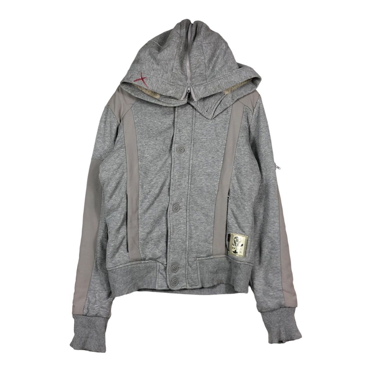 Diesel 🔥VINTAGE BIKER HOODIE JACKET DIESEL BONDAGE DESIGN Size US L / EU 52-54 / 3 - 1 Thumbnail