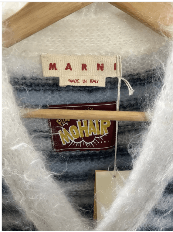 Marni Marni Fuzzy-Wuzzy Mohair Cardigan Size US M / EU 48-50 / 2 - 4 Thumbnail
