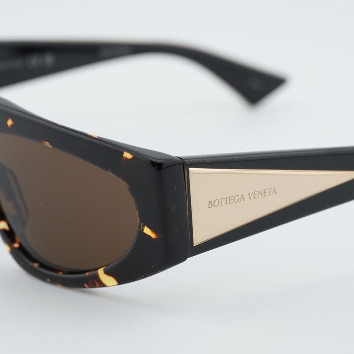 Bottega Veneta Bottega Veneta BV1277S 002 Sunglasses Havana Cat Eye Frame Size ONE SIZE - 9 Thumbnail