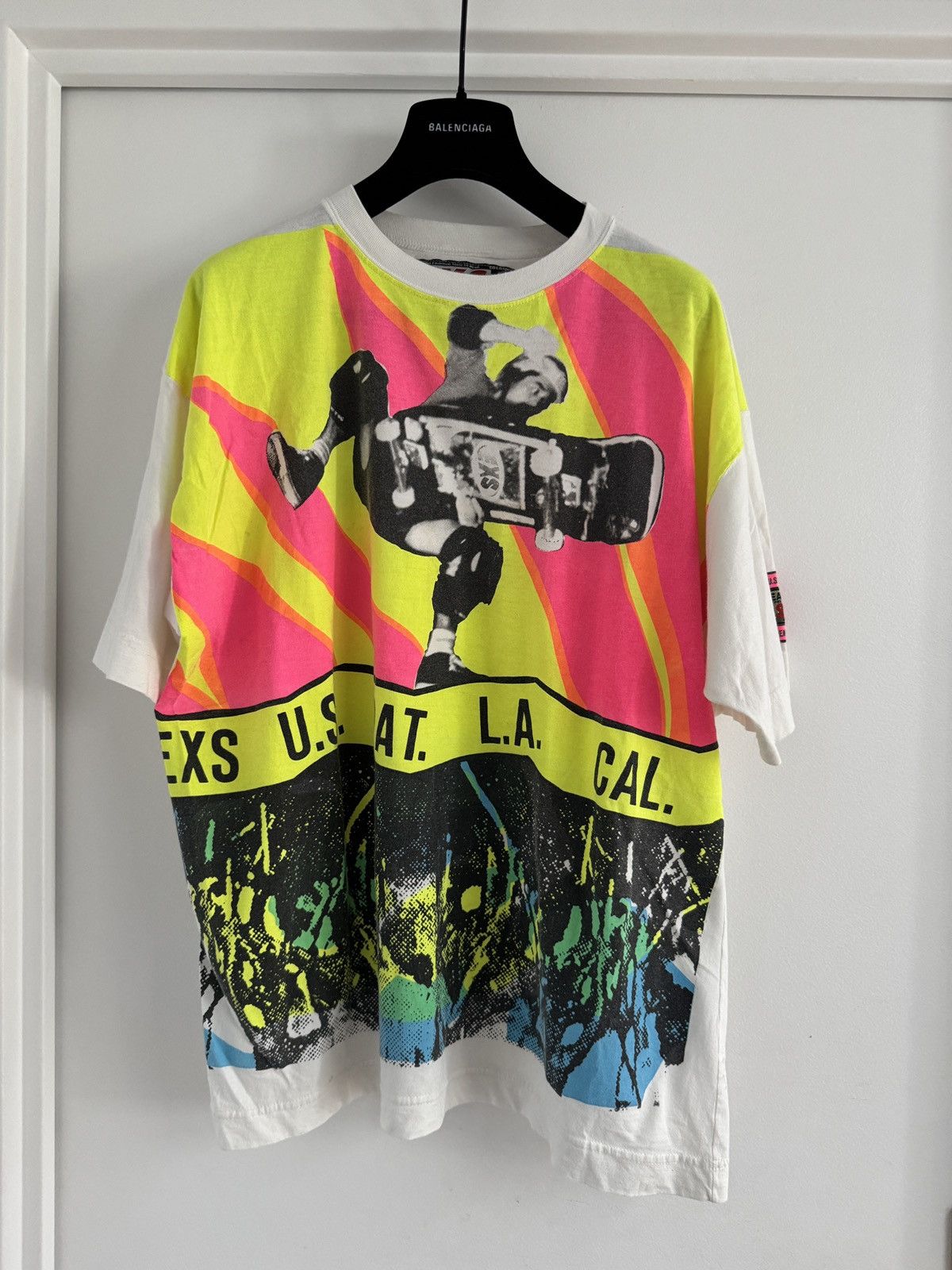 *RARE* EXS VINTAGE 80s LA CALIFORNIA EXSTREAM SKATE DENIM