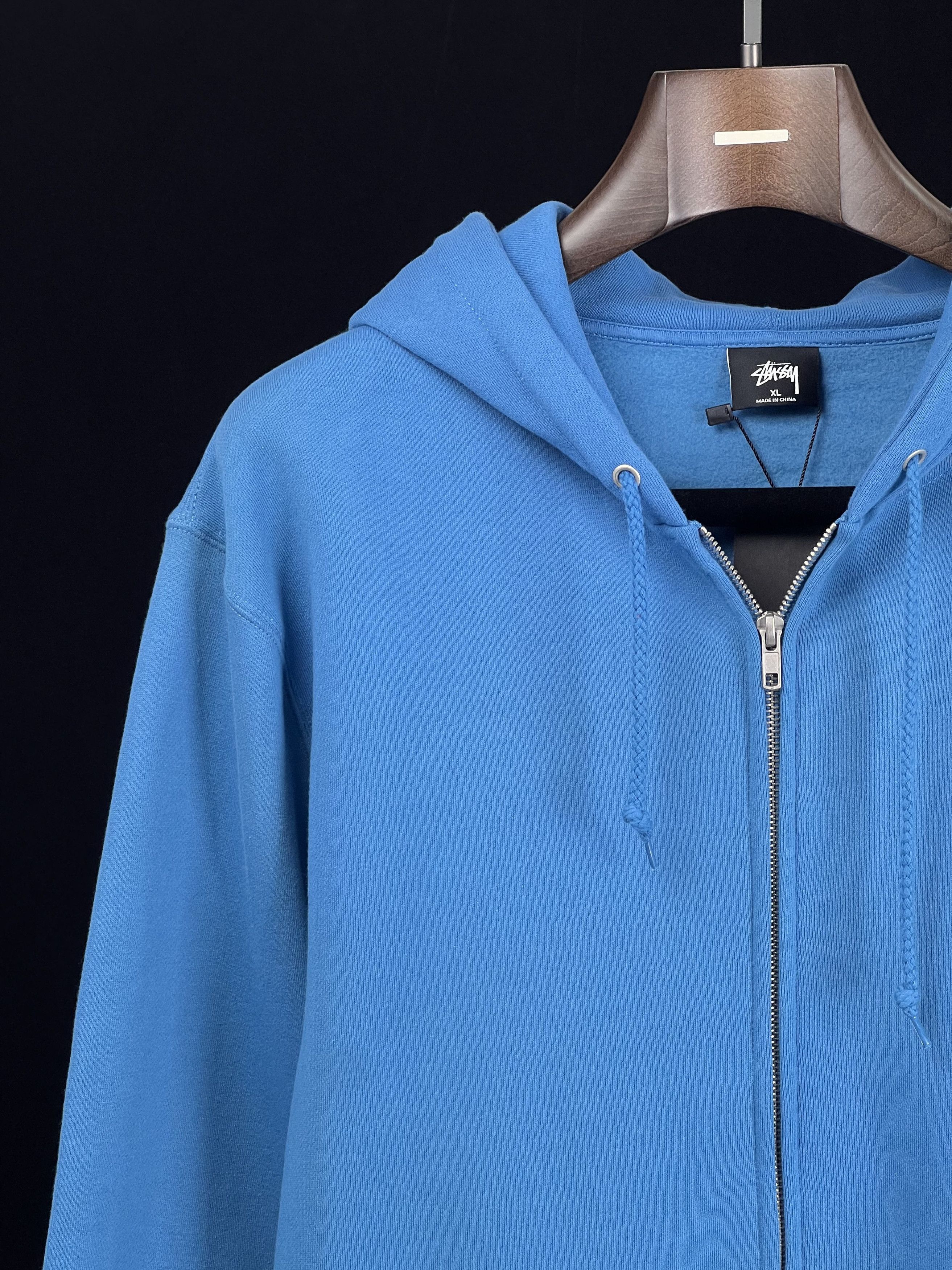 Stussy Brand New STUSSY BASIC ZIP HOODY Ocean XL Size US XL / EU 56 / 4 - 5 Thumbnail