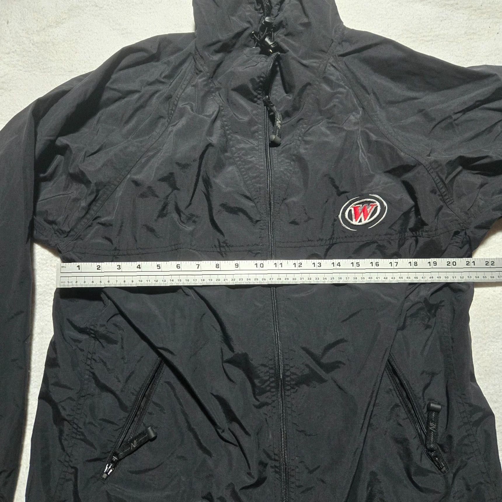 Rains North End Jacket Mens L Black Windbreaker Full Zip Polyester Mid-Length Modern Casual Size L / US 10 / IT 46 - 6 Thumbnail