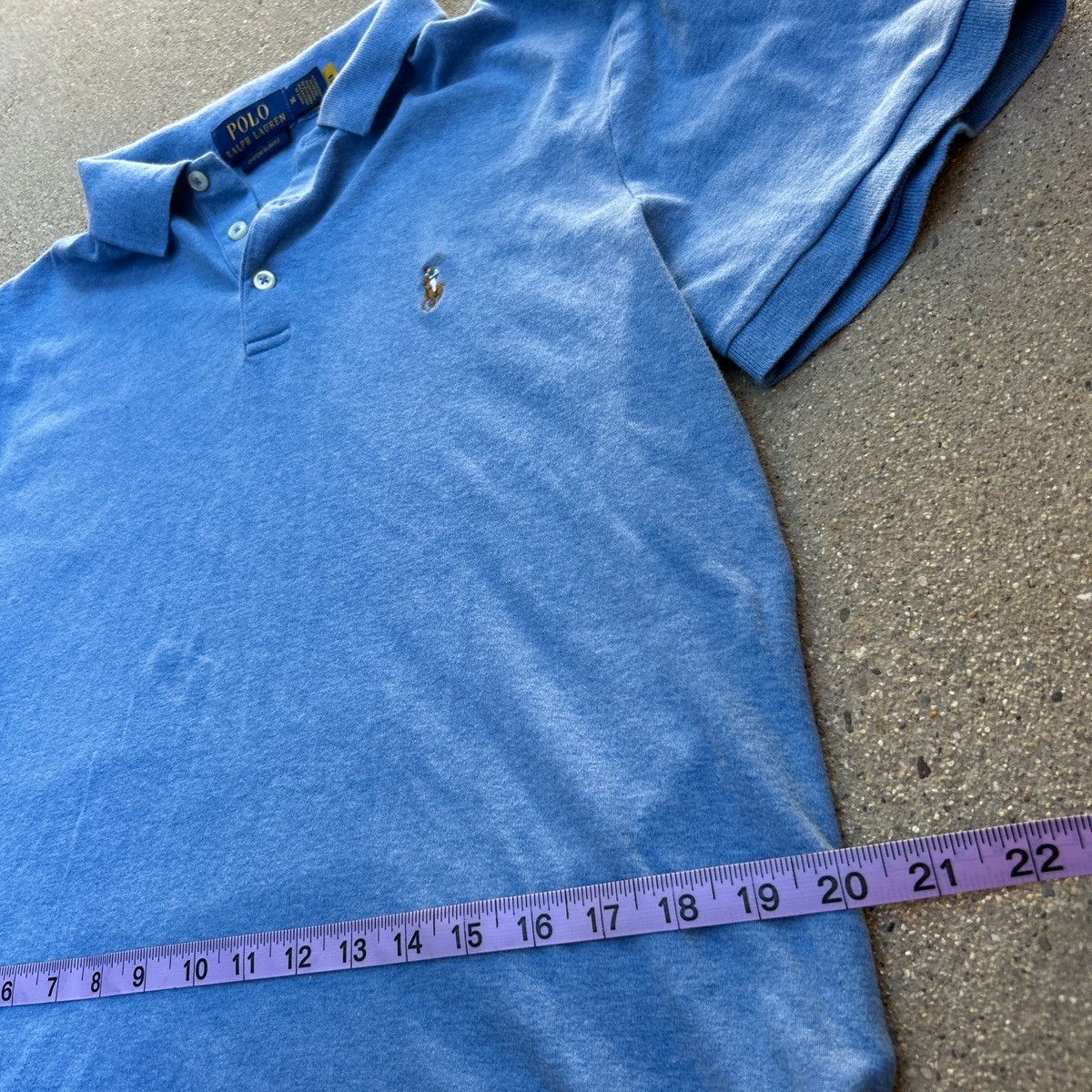 Polo Ralph Lauren Blue Polo Raplh Lauren T Shirt Size US M / EU 48-50 / 2 - 2 Thumbnail