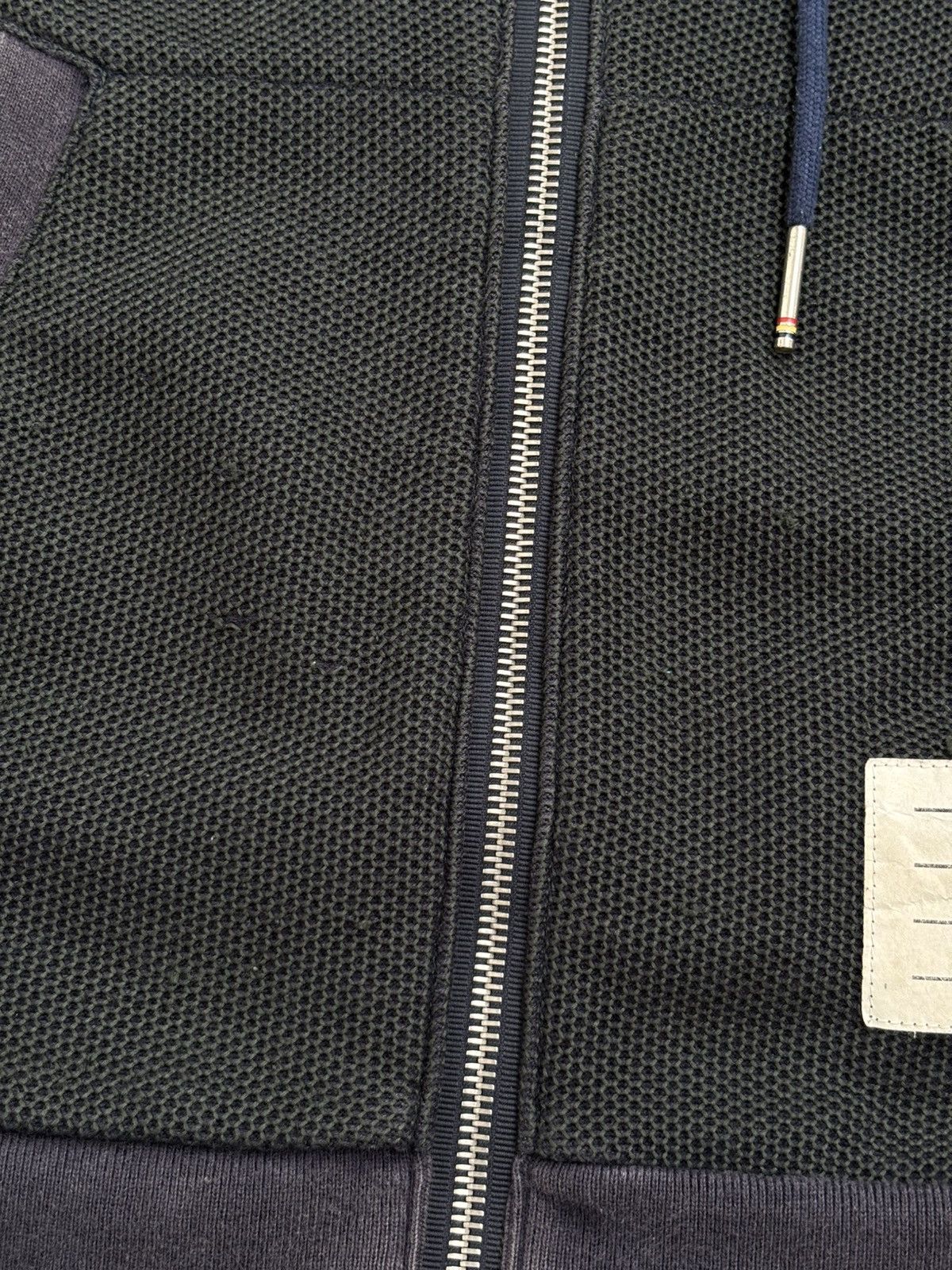 Thom Browne Two Tone Mesh Zip Hoodie Size US M / EU 48-50 / 2 - 11 Thumbnail