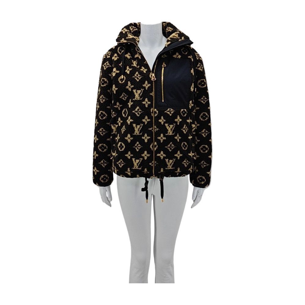 Louis Vuitton Louis Vuitton Monogram Fleece Hooded Jacket Size 34 Size XS / US 0-2 / IT 36-38 - 1 Thumbnail