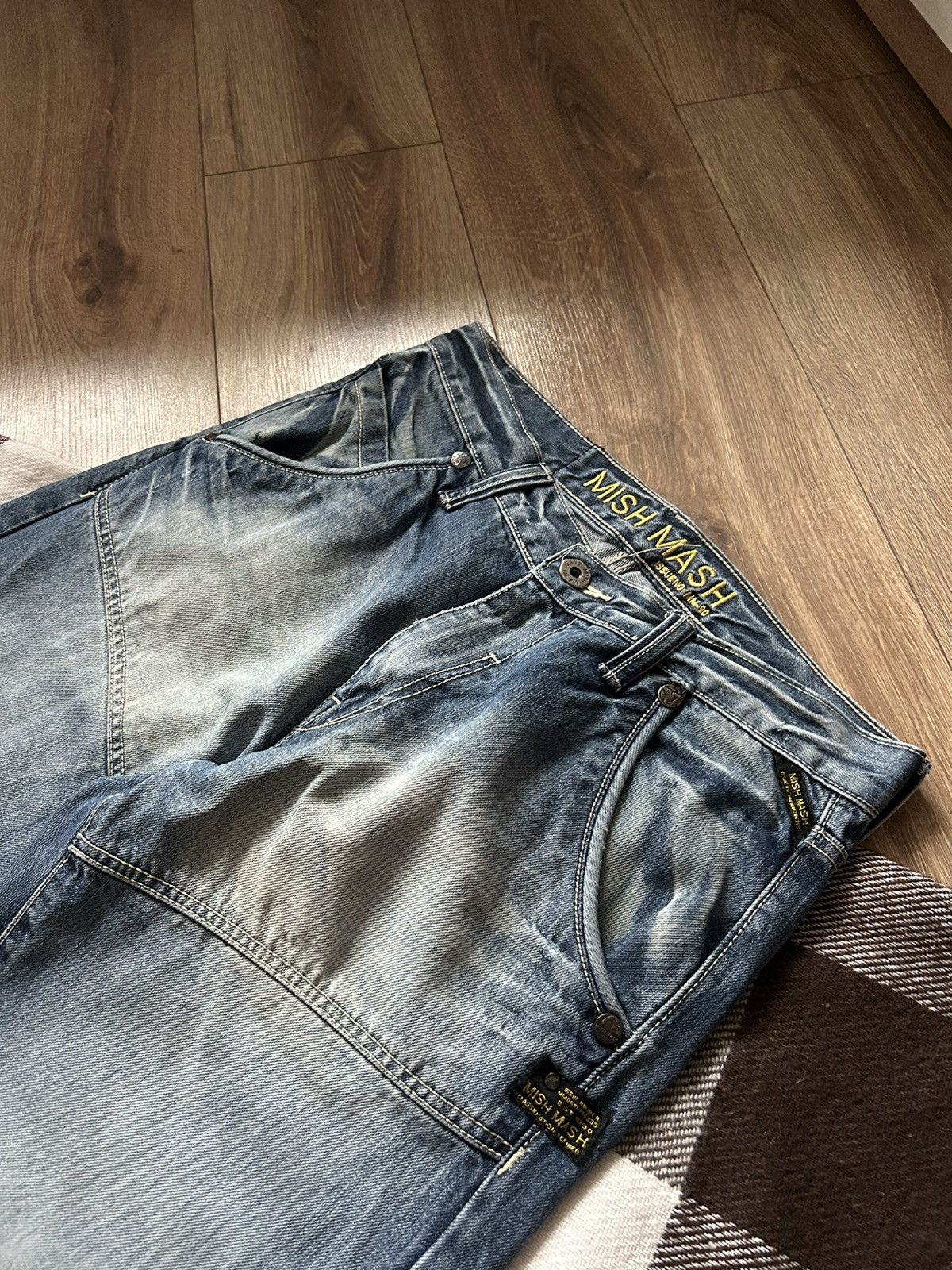 Vintage Vintage Mish Mash biker denim jeans elwood jeans mens Size US 32 / EU 48 - 3 Thumbnail